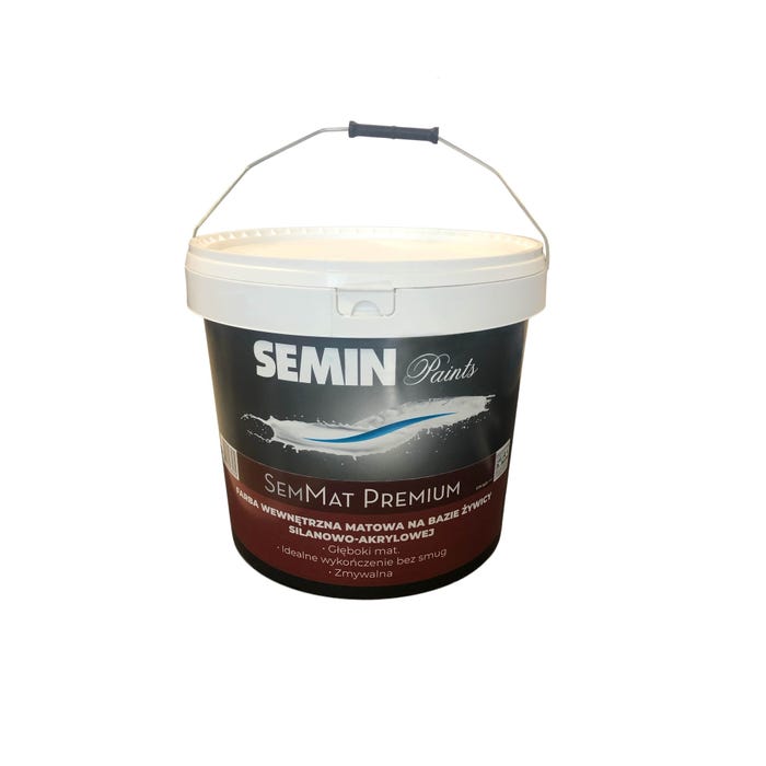 Farba Semmat Premium Touch biała 10 l