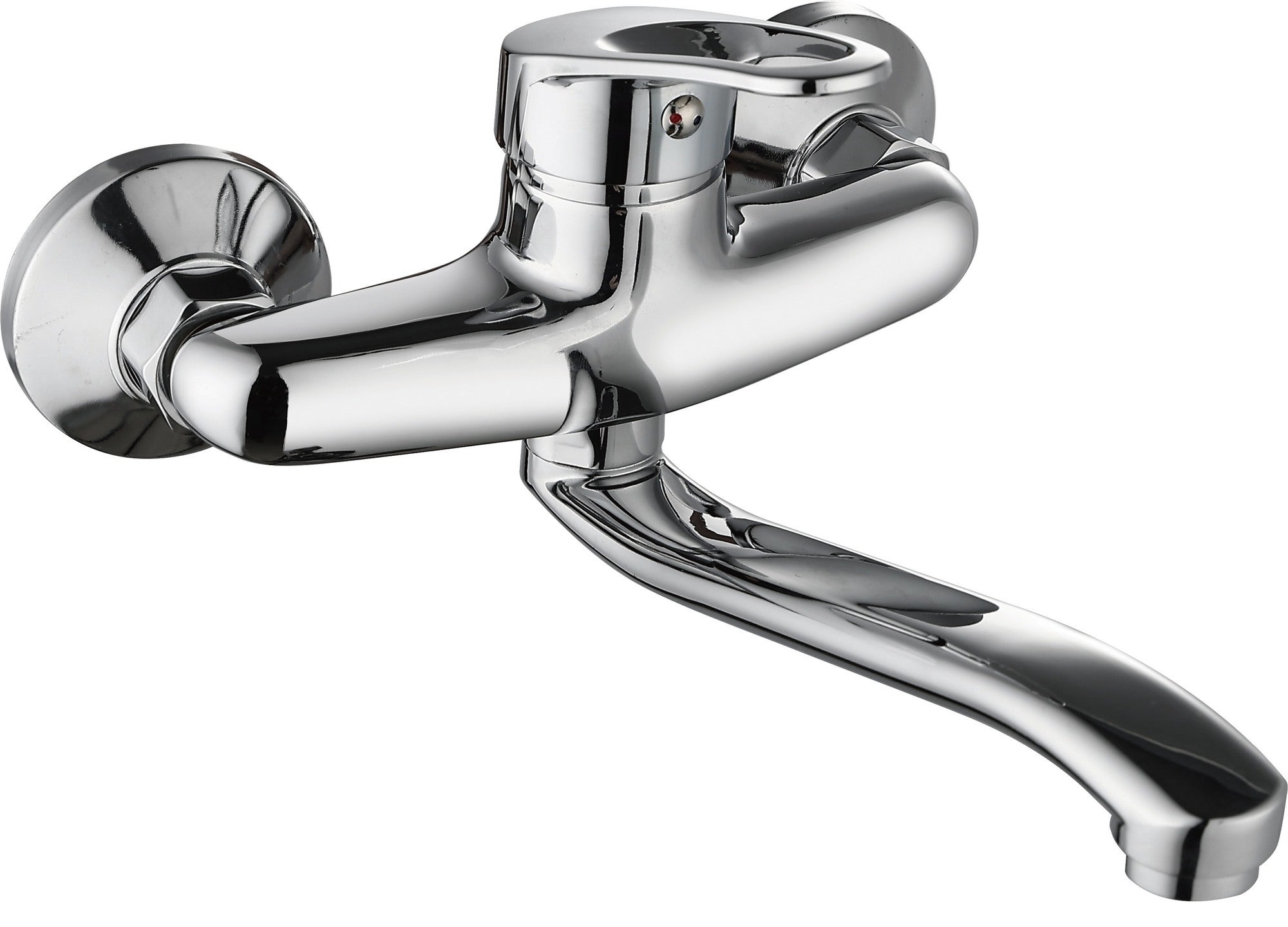 Bateria umywalkowa ścienna Solo chrom