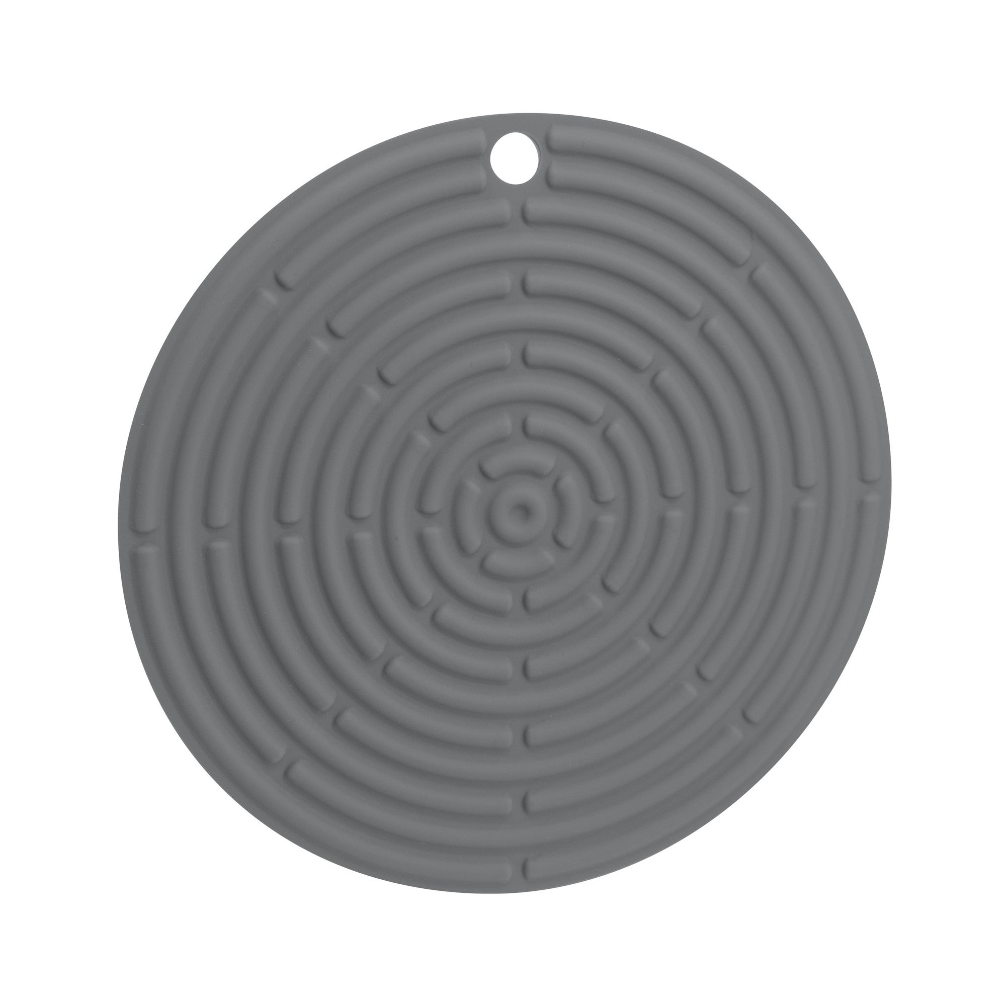 Podkładka silikonowa do naczyń, okrągła, szara 0