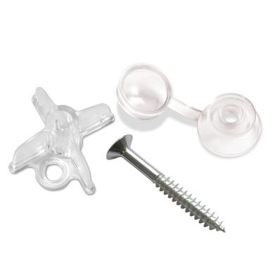 Zestaw montażowy uniwersalny Wkręt Torx + podkładaka z kapturem, Scala Plastics