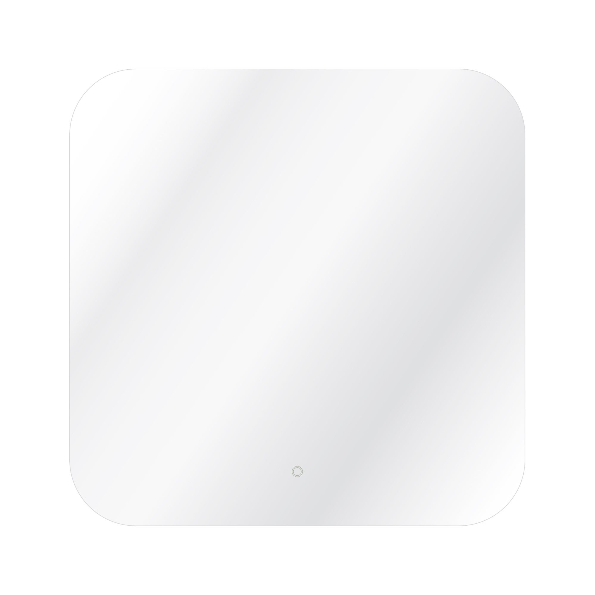 Lustro kwadratowe LED 60 cm