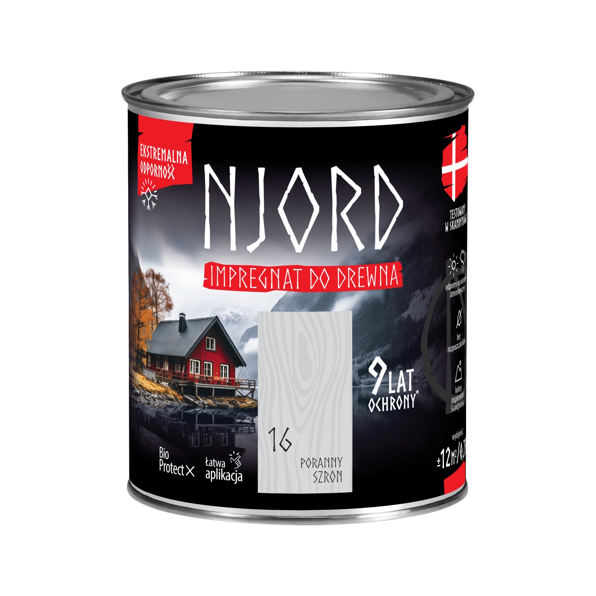 Njord impregnat do drewna Poranny szron 0,75L 0
