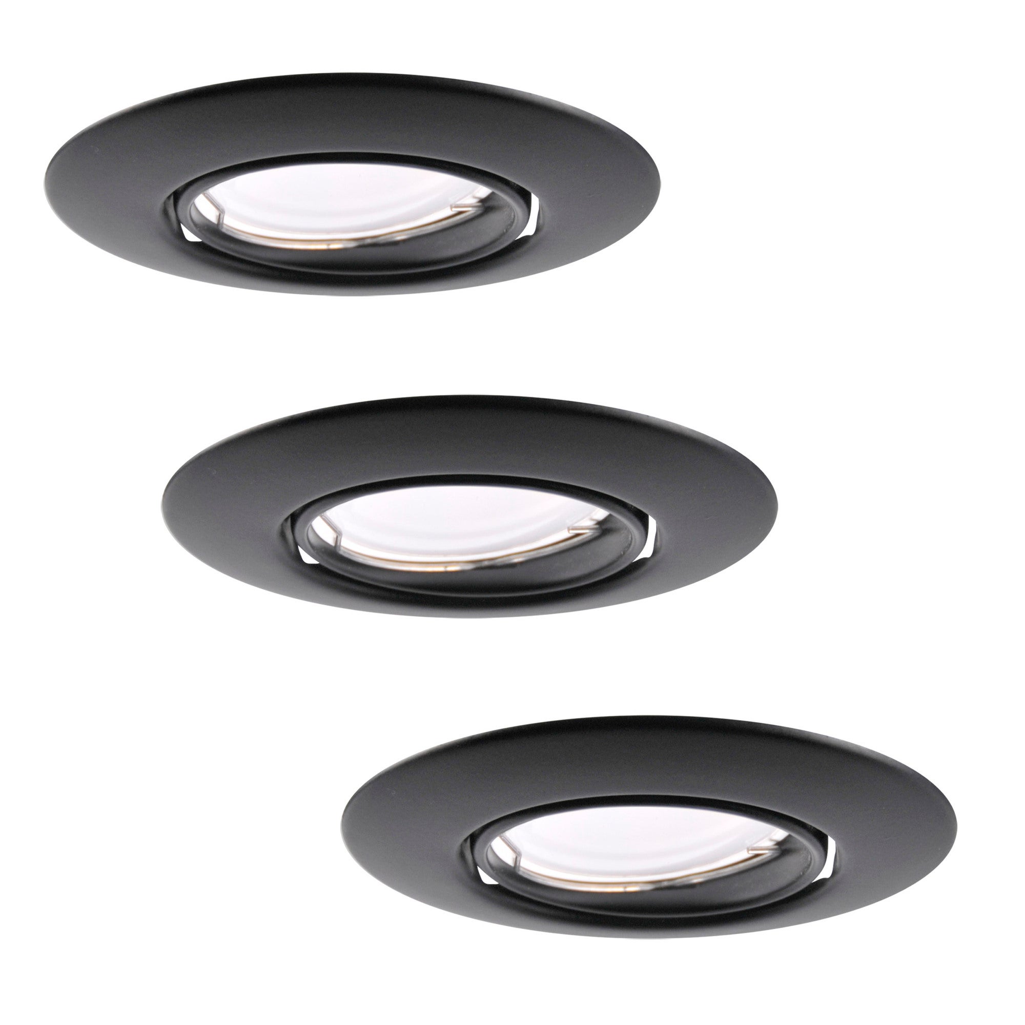 3x Ooczko podtynkowe ruchome Olin LED GU10 250 lm czarne