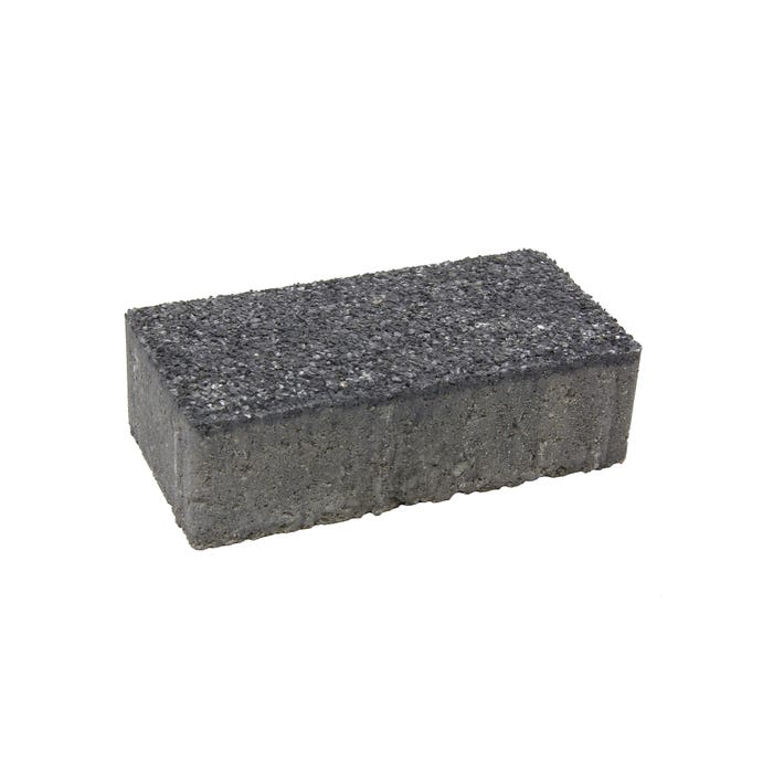 Kostka brukowa Certus Focus 20 antracytowy granit gr. 6 cm płukana wym.10x20 cm