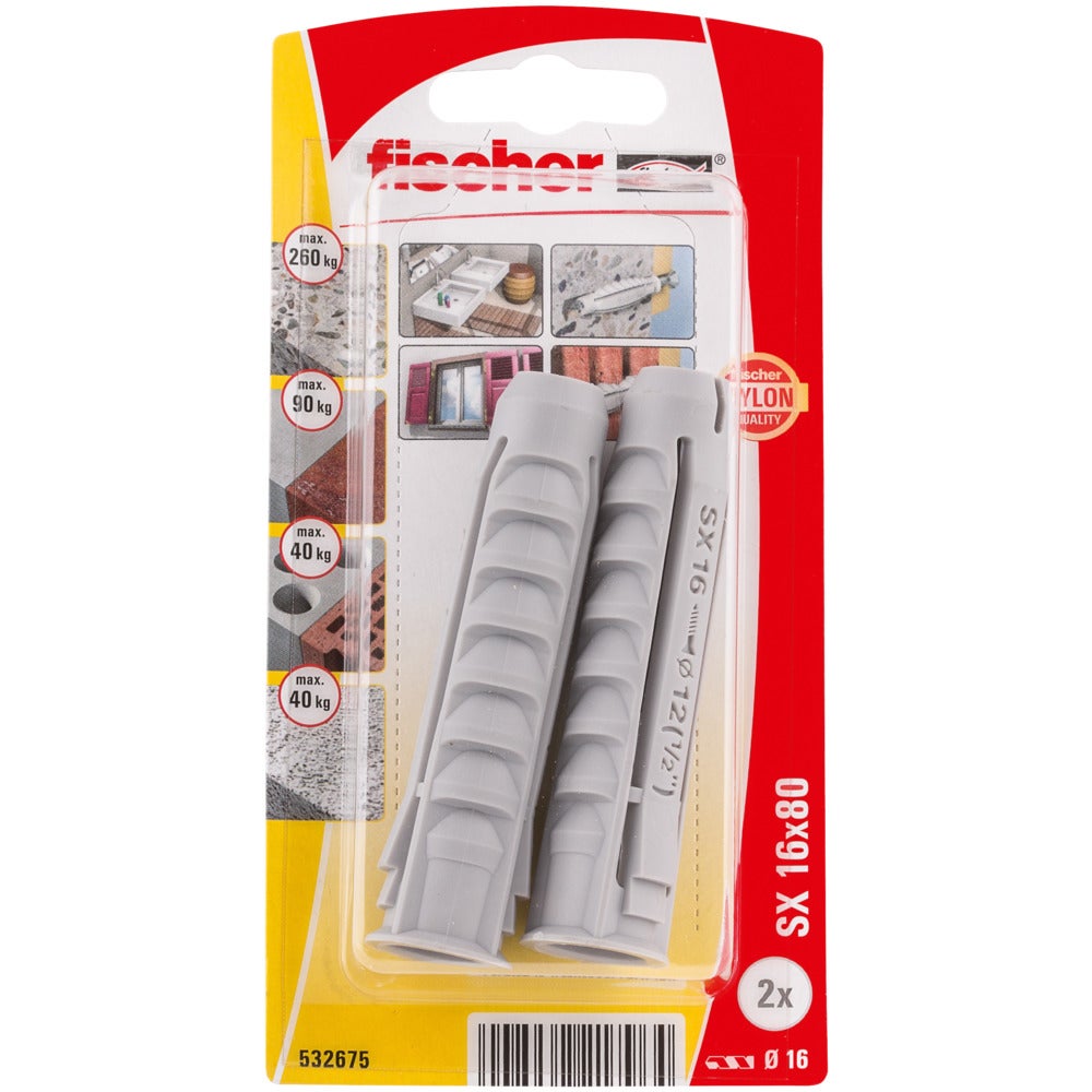 Kołek rozporowy 16x80 mm (2 szt.) 1