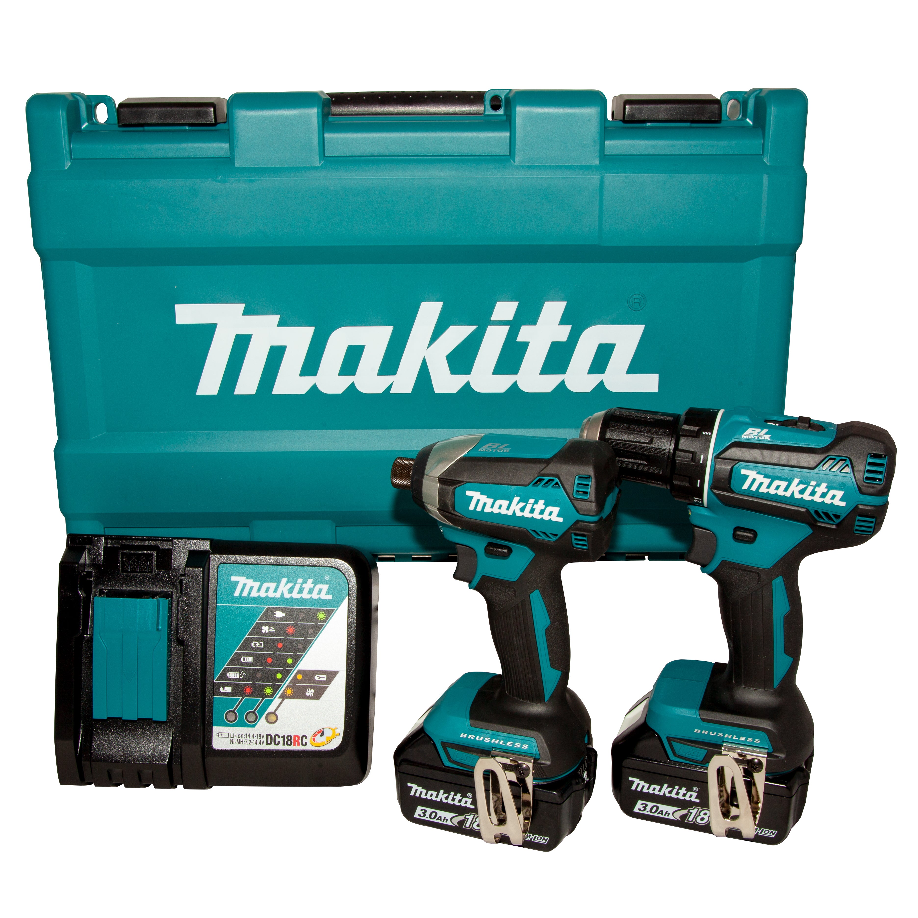 Zestaw elektronarzędzi 18V DLX2289 Makita / 2 x 3,0Ah 1