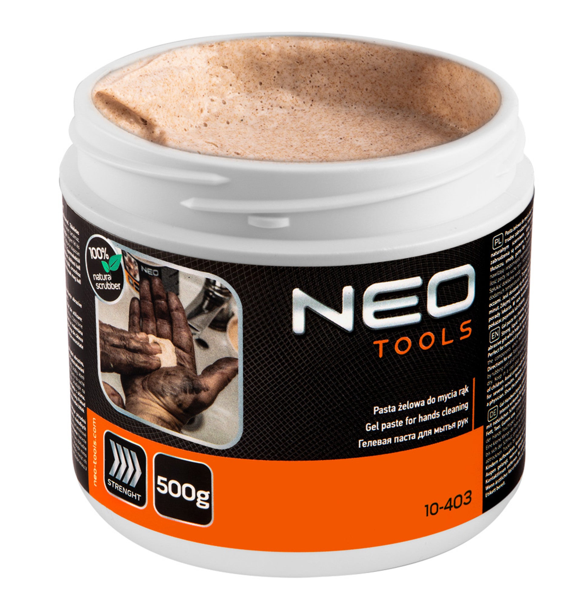 Pasta żelowa do mycia rąk, do bardzo trudnych zabrudzeń 500g 1