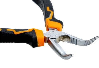 Szczypce wydłużone wygięte 160 mm 2