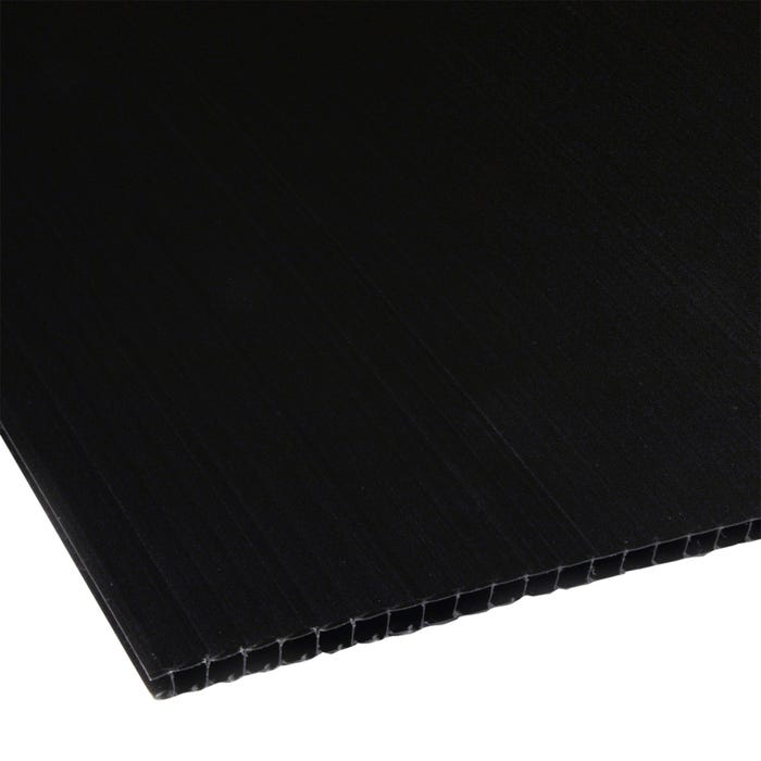 Polipropylen kanalikowy 1000x2000/3mm, czarny
