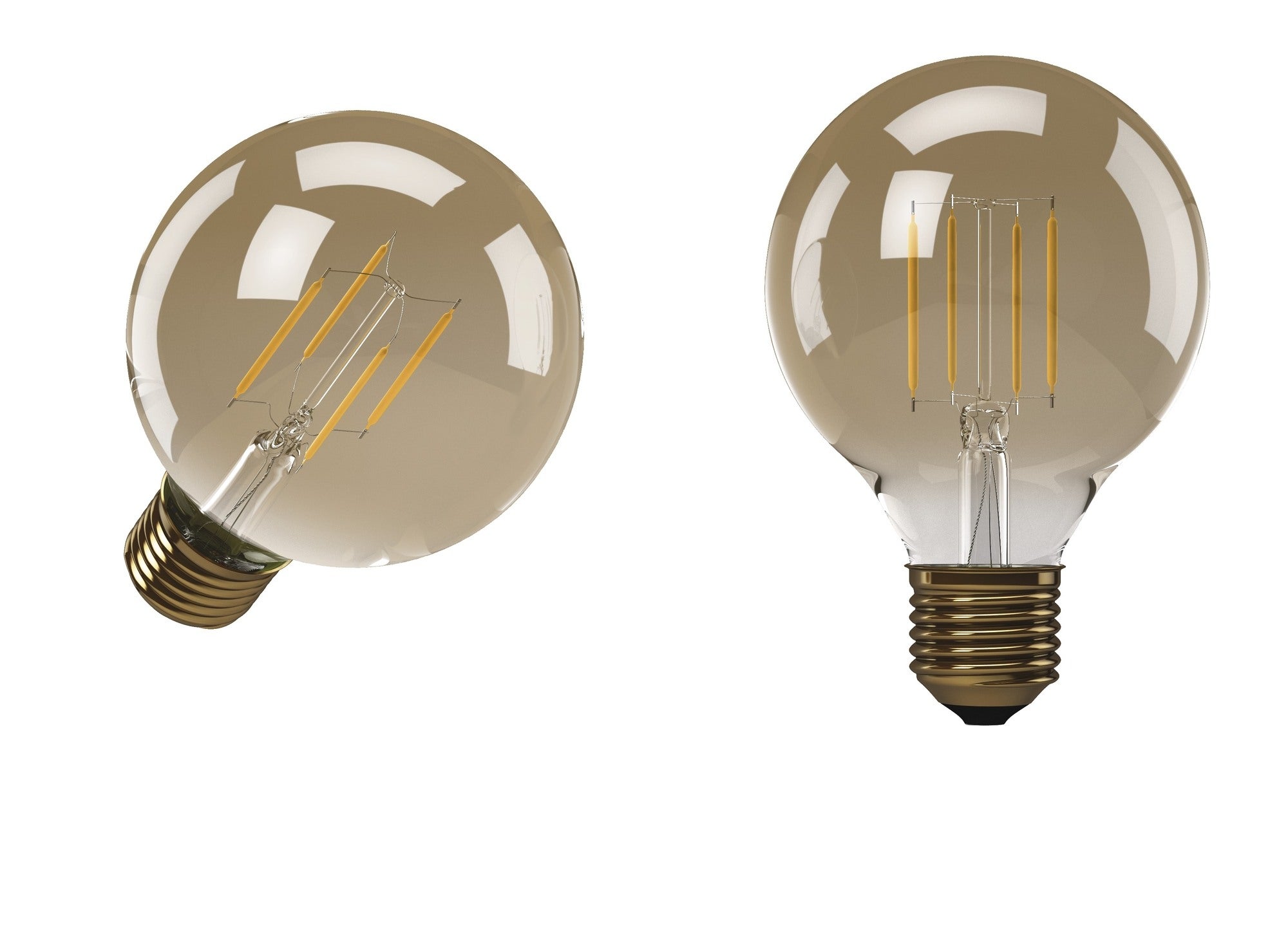 Żarówka LED E27 filament G95 4W 470lm 2200K bursztyn