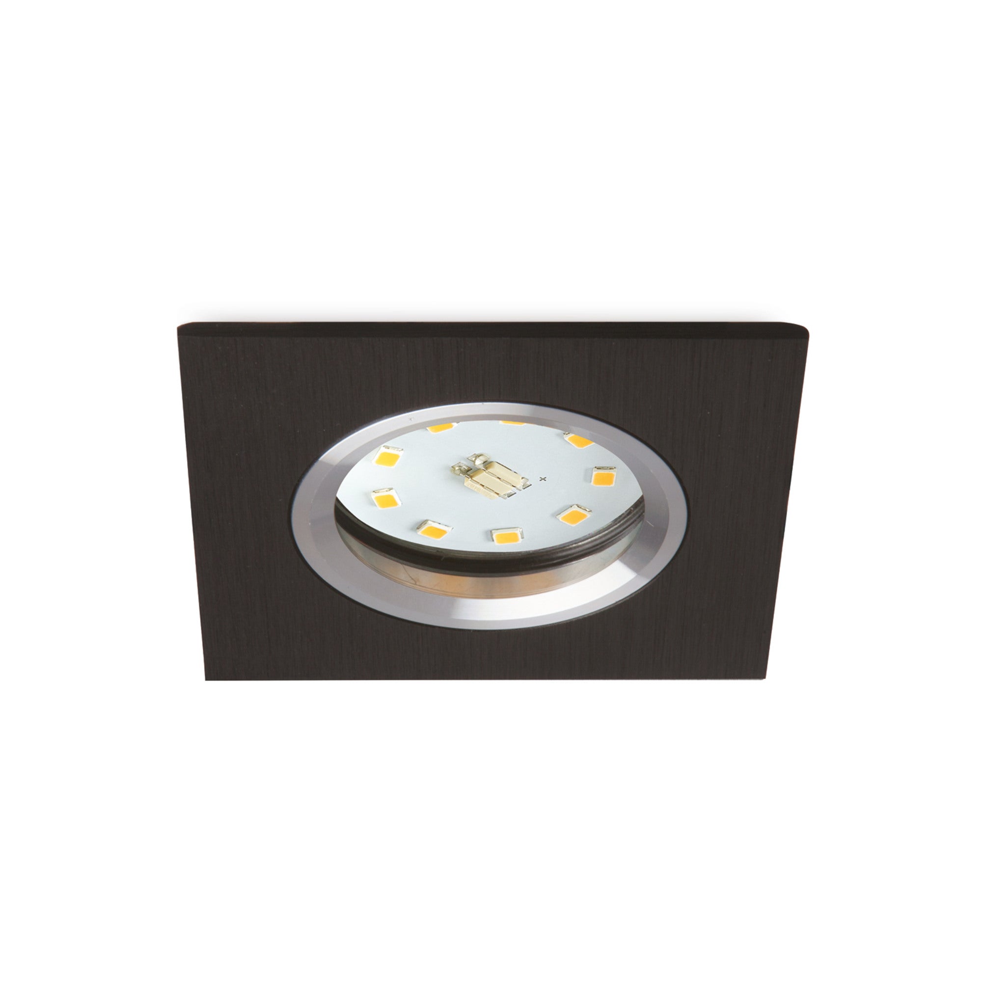 Oczko nieruchome OH20 czarny szczotkowany GU10 0