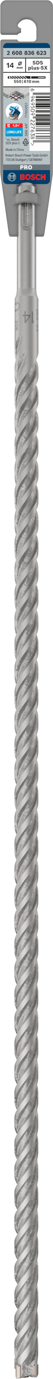 Wiertło SDS-Plus-5X 14x550x610 mm BOSCH 1