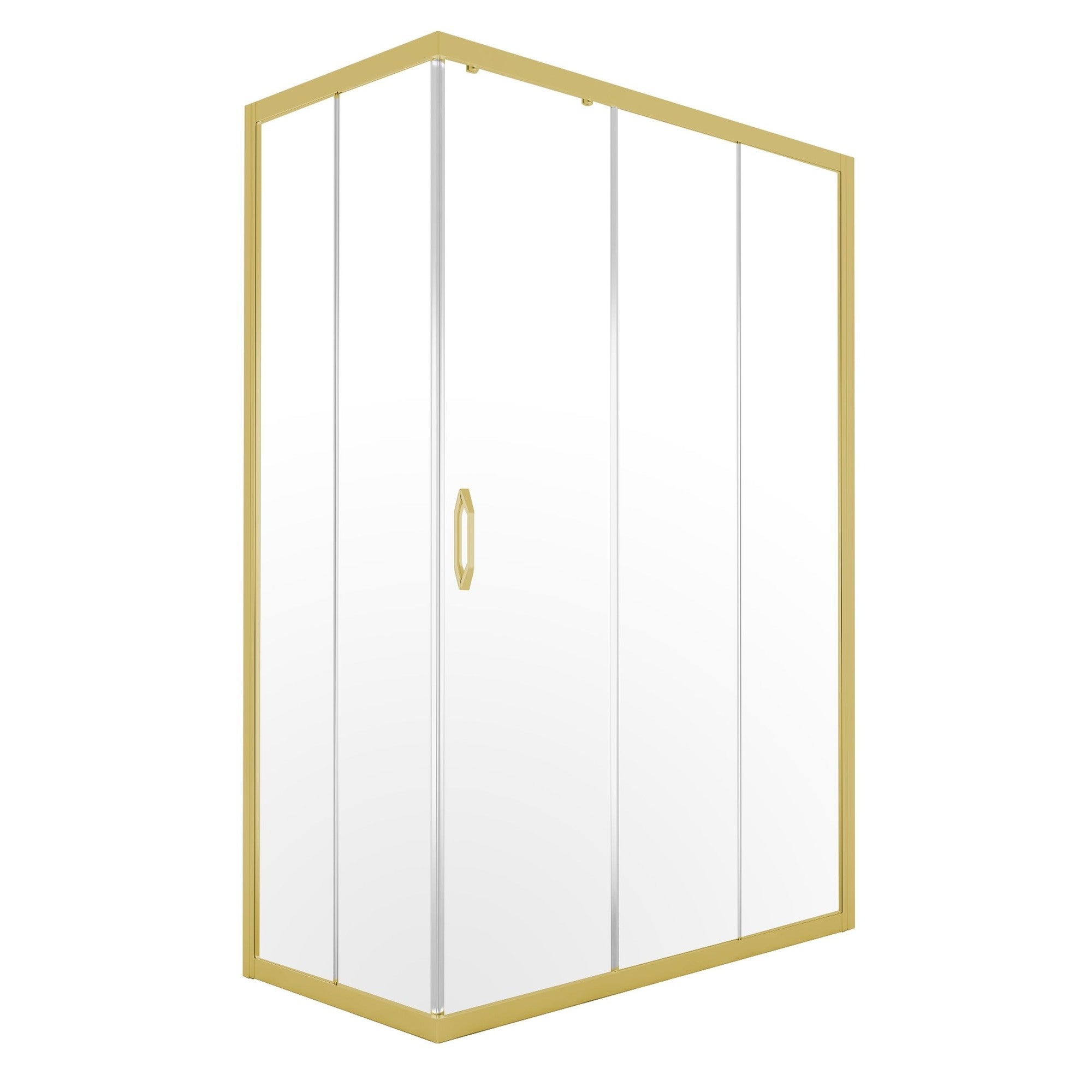 Kabina prysznicowa Durasan Flexi prostokątna zakres regulacji 73-90x105-140cm