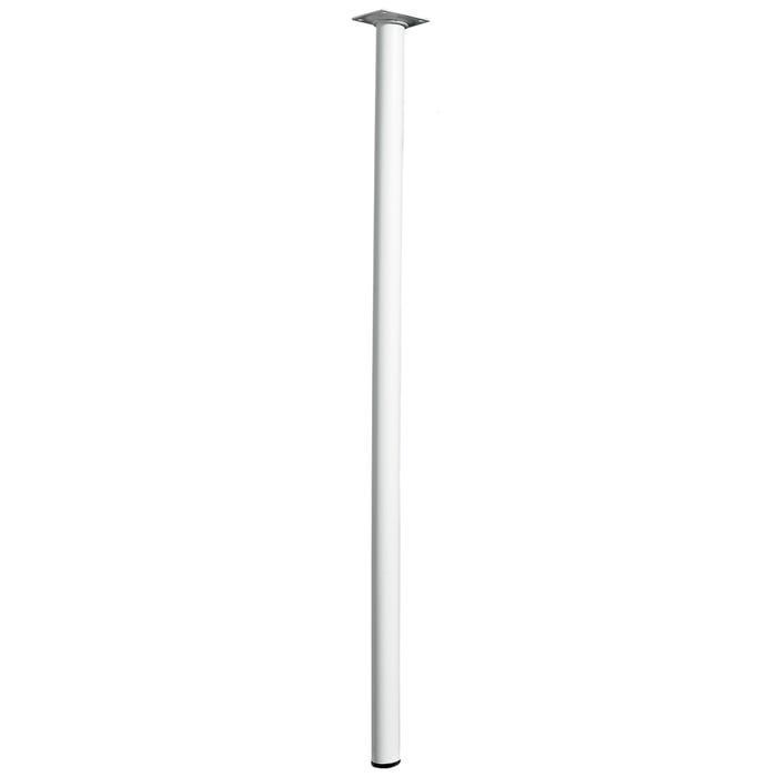 Noga meblowa D30x800 mm biała