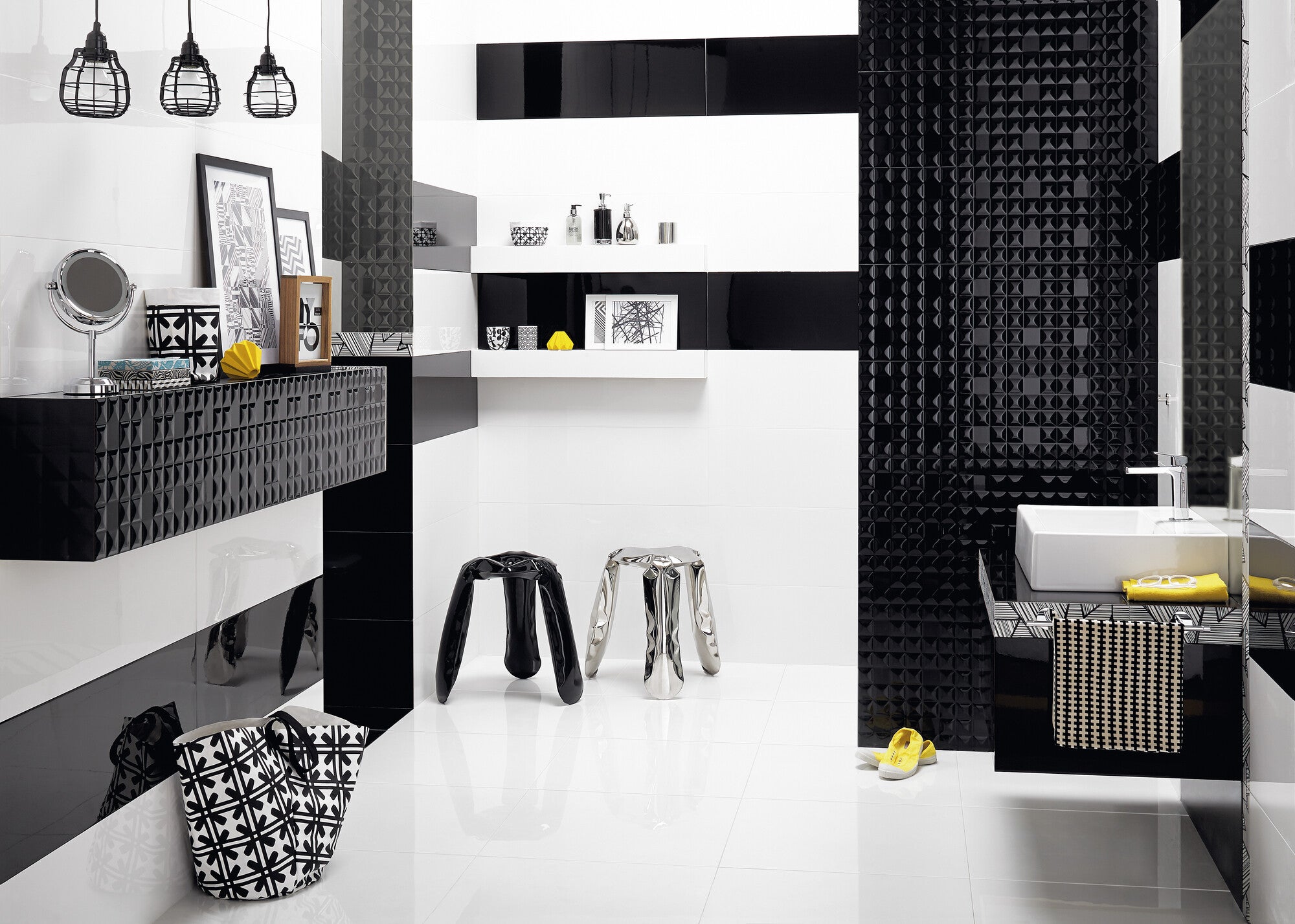 Płytka dekoracyjna Okeo plaza white 30x90 cm 1.08 m2 gat.1 1