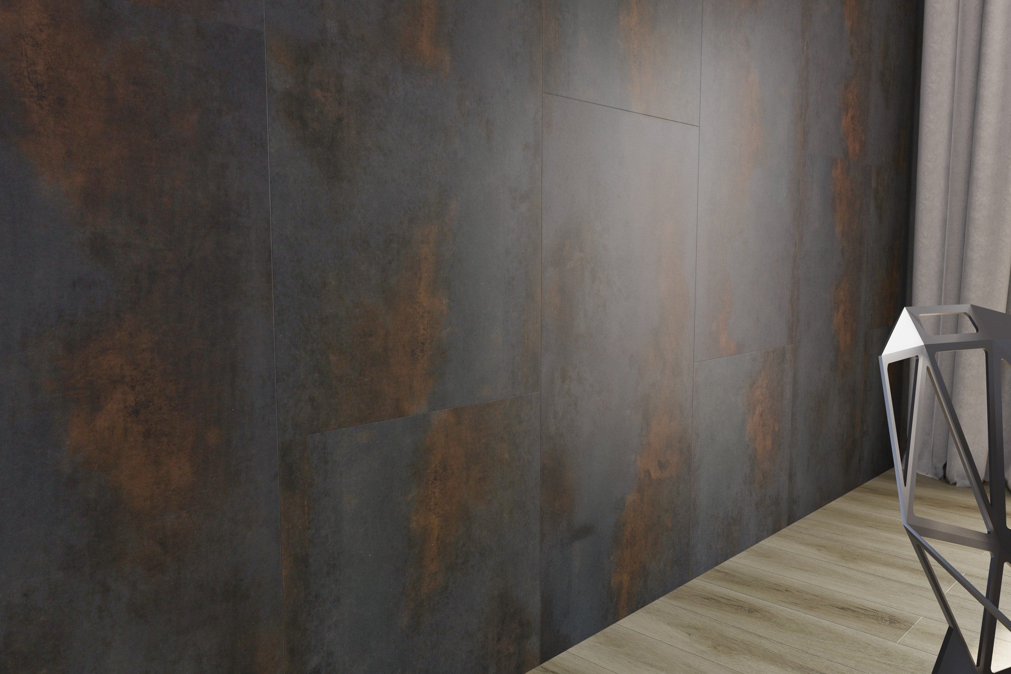 Płytka ścienna Spectra Wall Hematyt Miedziany 4,0 mm 120x30