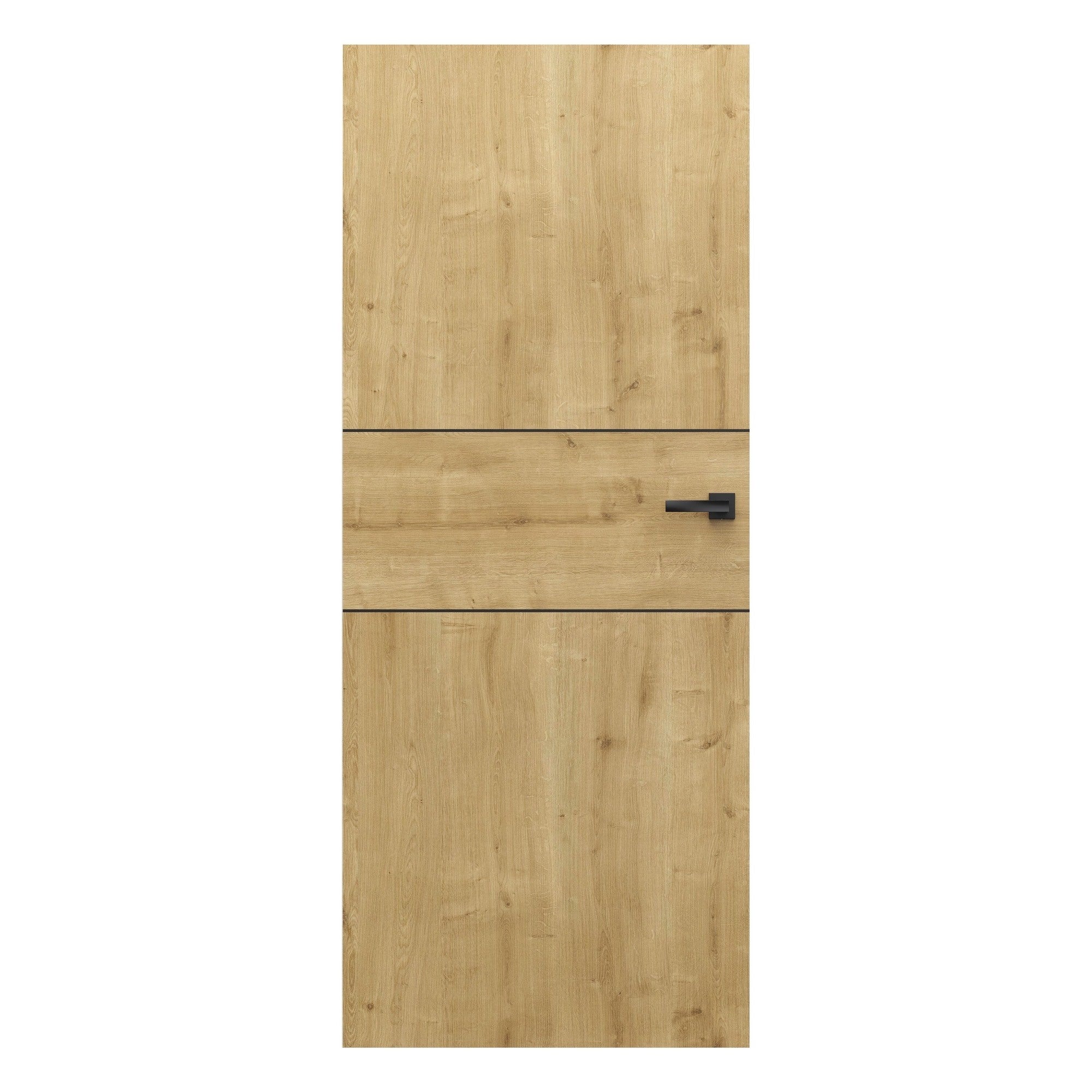 Skrzydło pokojowe Level C2 bezprzylgowe 70 lewe dąb angielski