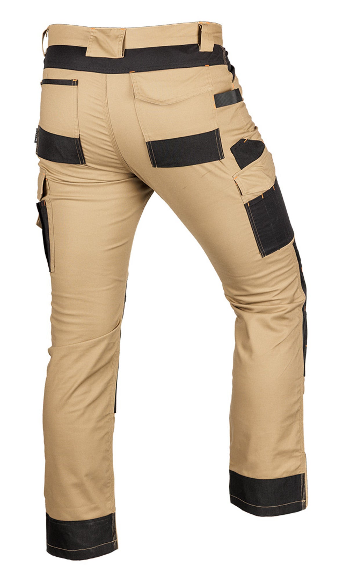 Spodnie robocze NEO 81-350-3, Mix&Match, Canvas, wzmocnienia z Cordury, beżowo-czarne, rozmiar 3XL/60 1