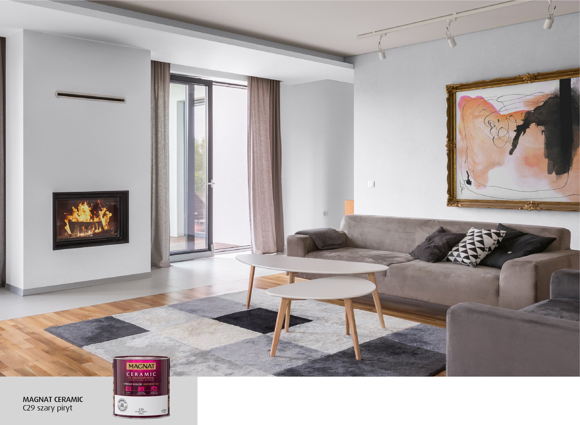 Farba Magnat Ceramic szary piryt 2,5l 1