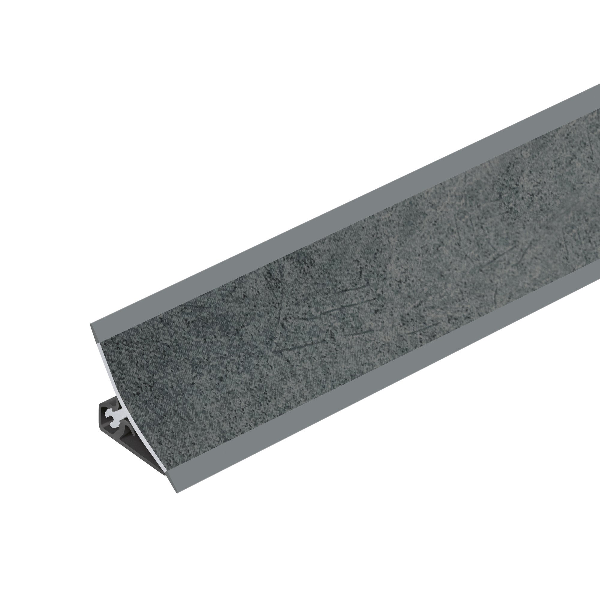 Listwa przyblatowa PVC wklęsła szeroka 21x21mm Cezar Consuela mat 3m 0