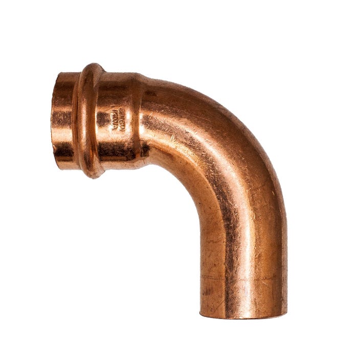 Woda Łuk 90° jednokielichowy 22 mm