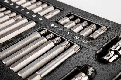 Zestaw końcówek wkrętakowych 30-75 mm, 40 szt. 2