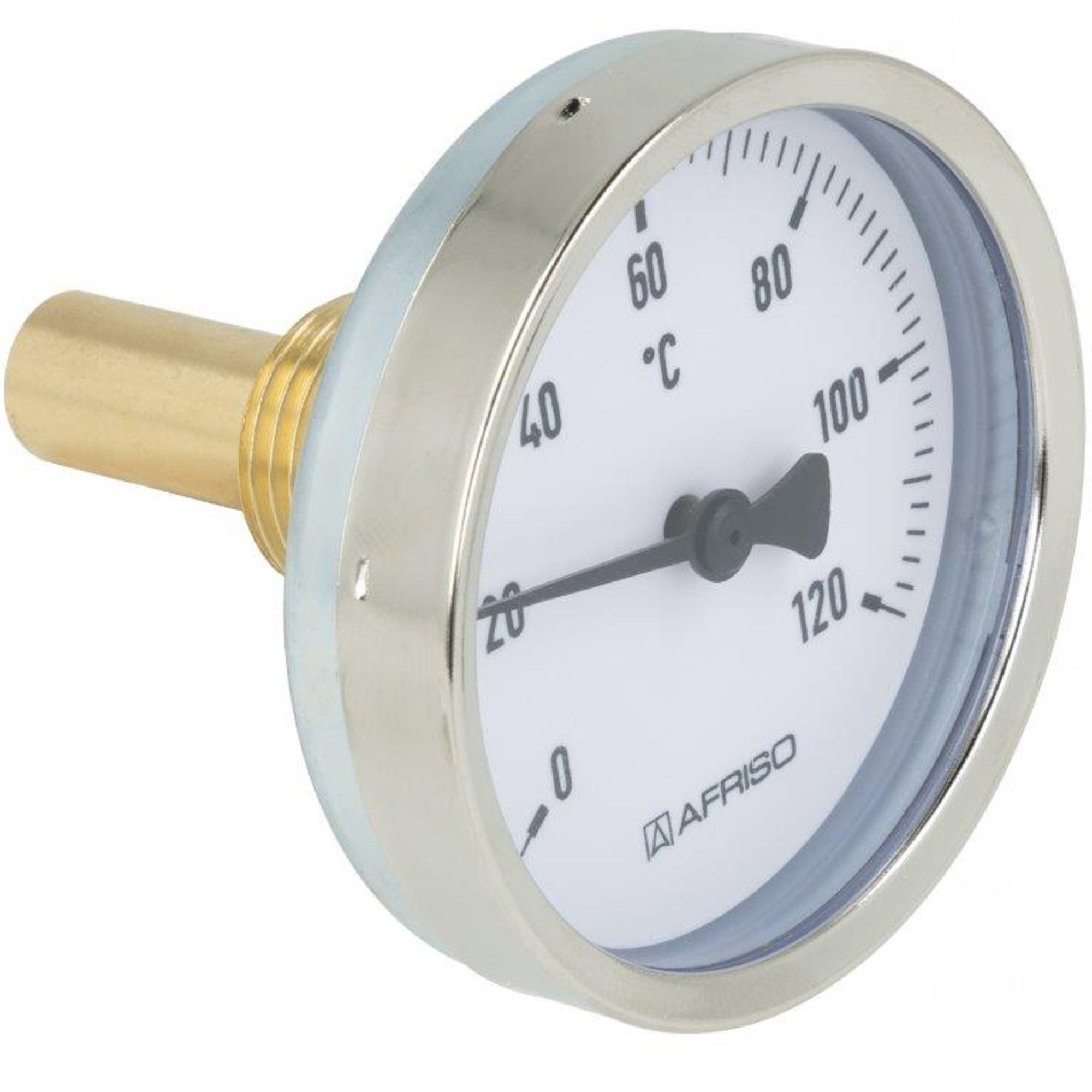 Termometr tarczowy do kotłów c.o. 1/2" 1