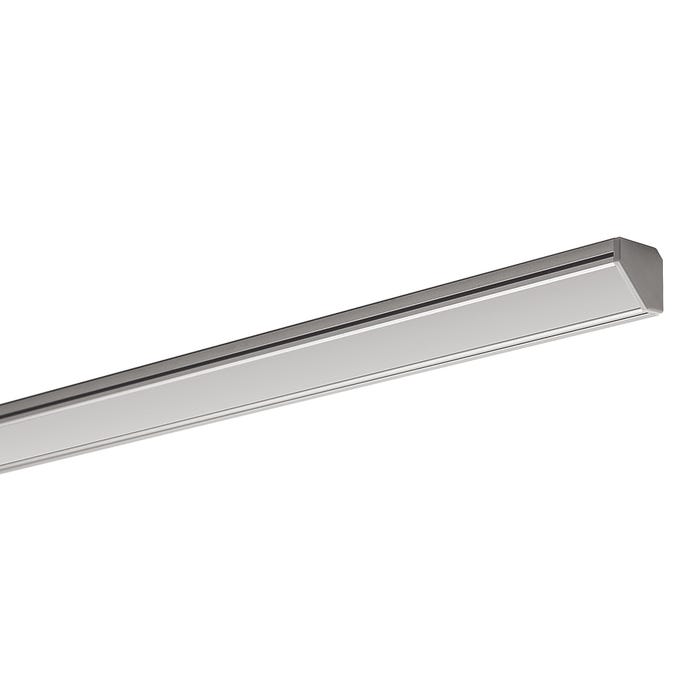 Zestaw profil aluminiowy kątowy do taśm LED 8-10mm anodowany srebrny 2m 16x16mm