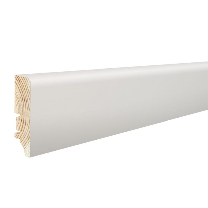 Listwa przypodłogowa folia P6P 2200x60x16 mm biała