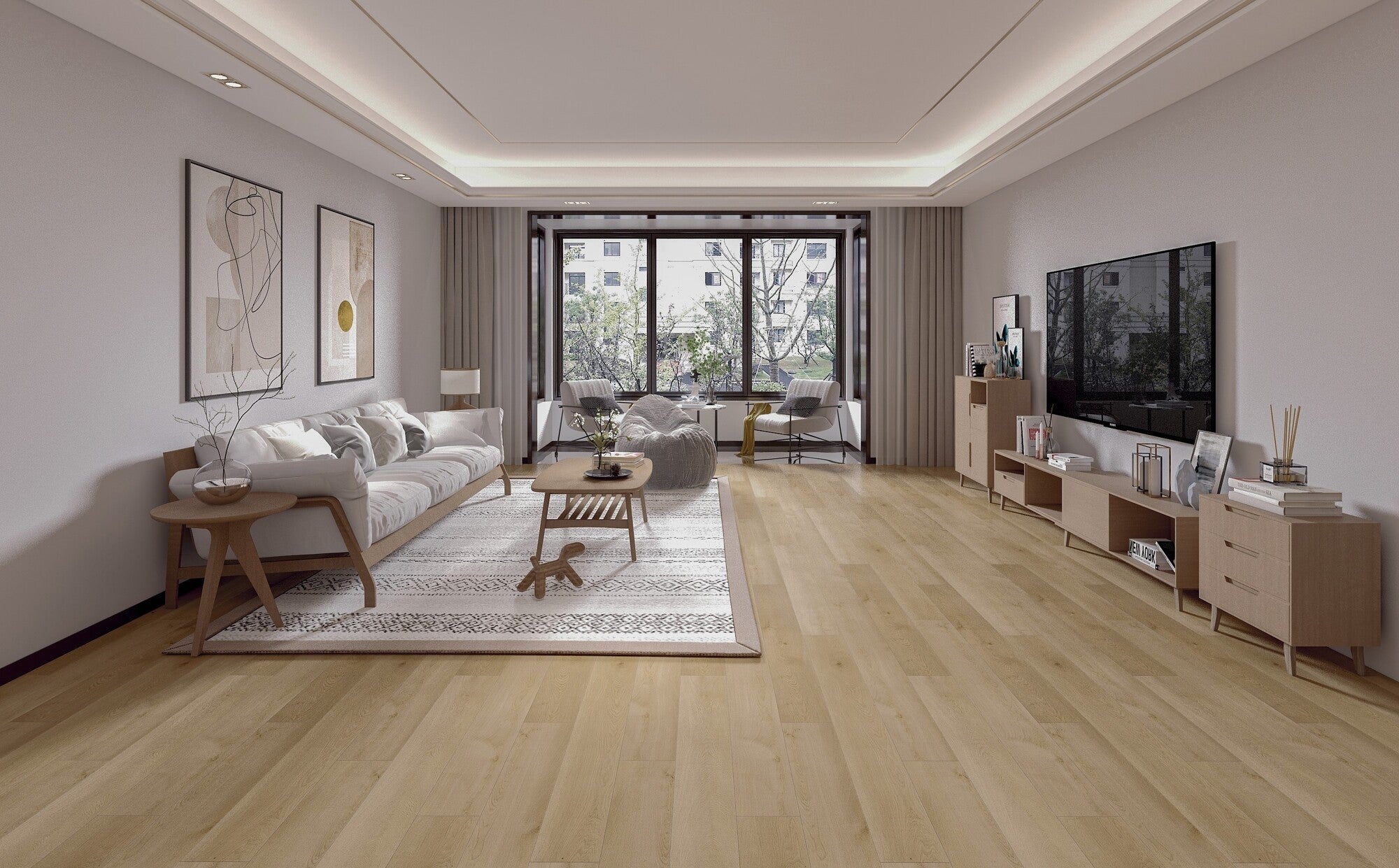 Panel winylowy SPC Dąb Nicea kl.33, 4mm op. 2,196m2 wodoodporny 1