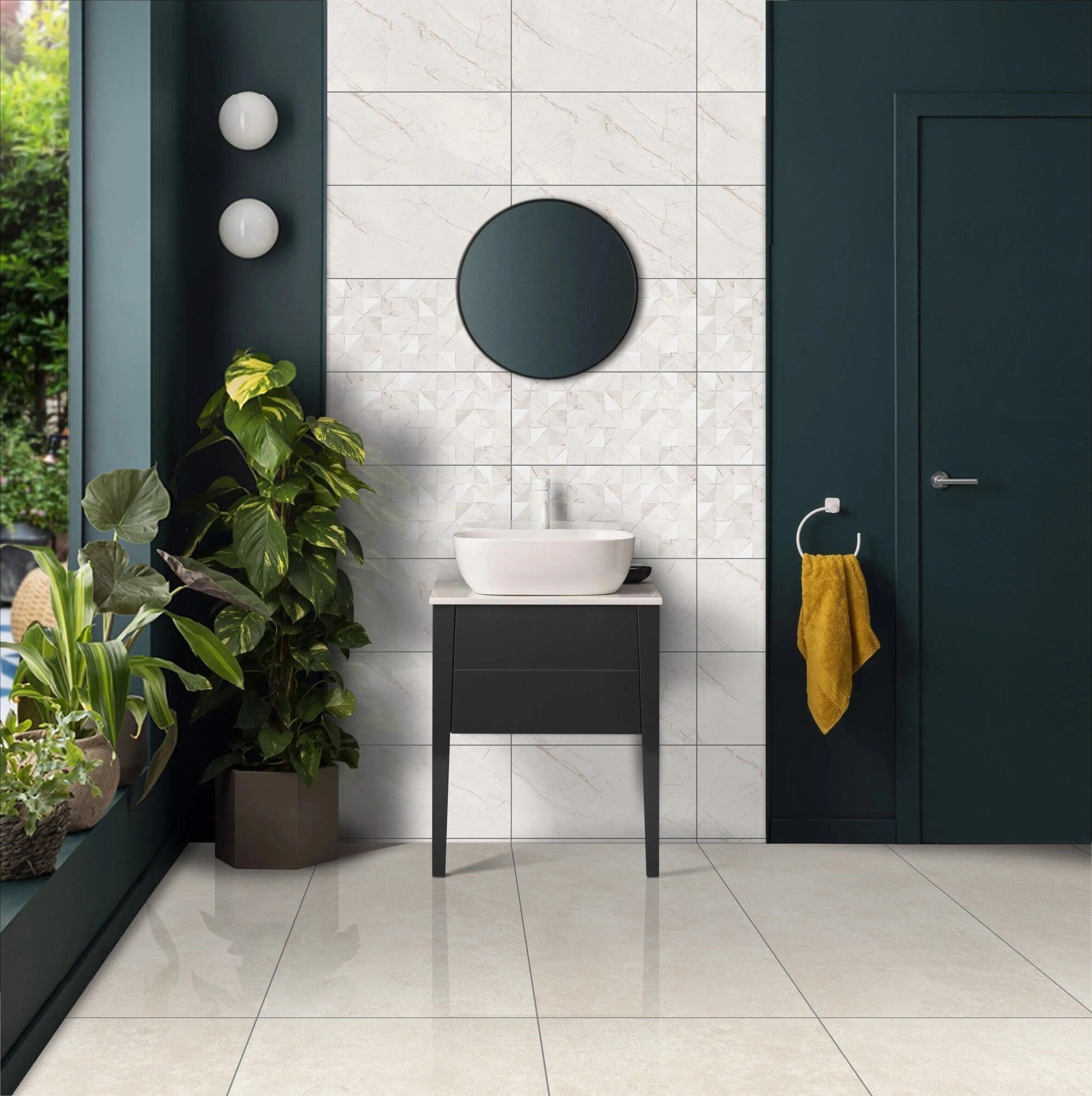 Płytka ścienna Bellagio White glossy rektyfikowana 30x60 1,44 m2 1