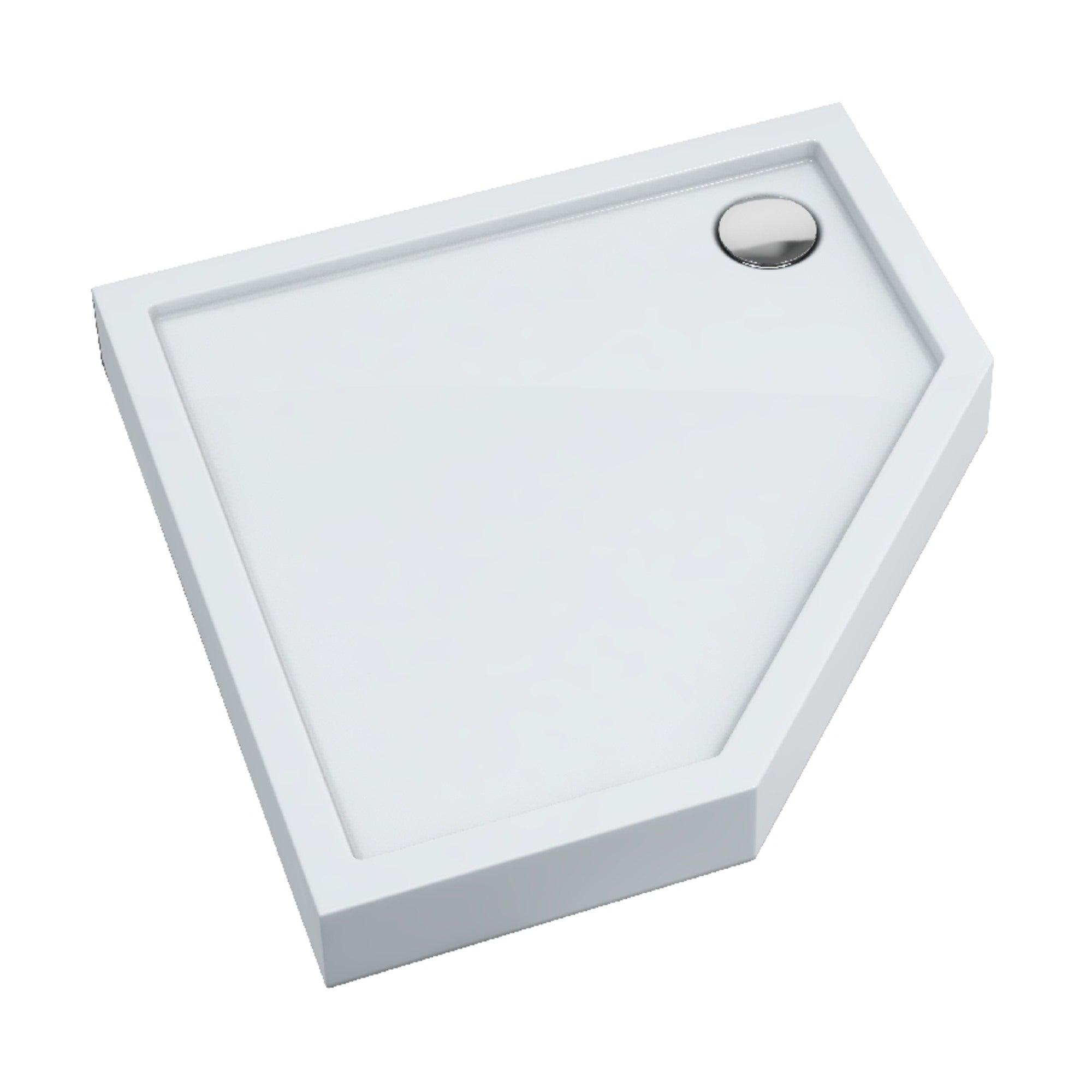 Brodzik pięciokątny Schedpol Lambo 80x80x2,5x12 cm 3.2697