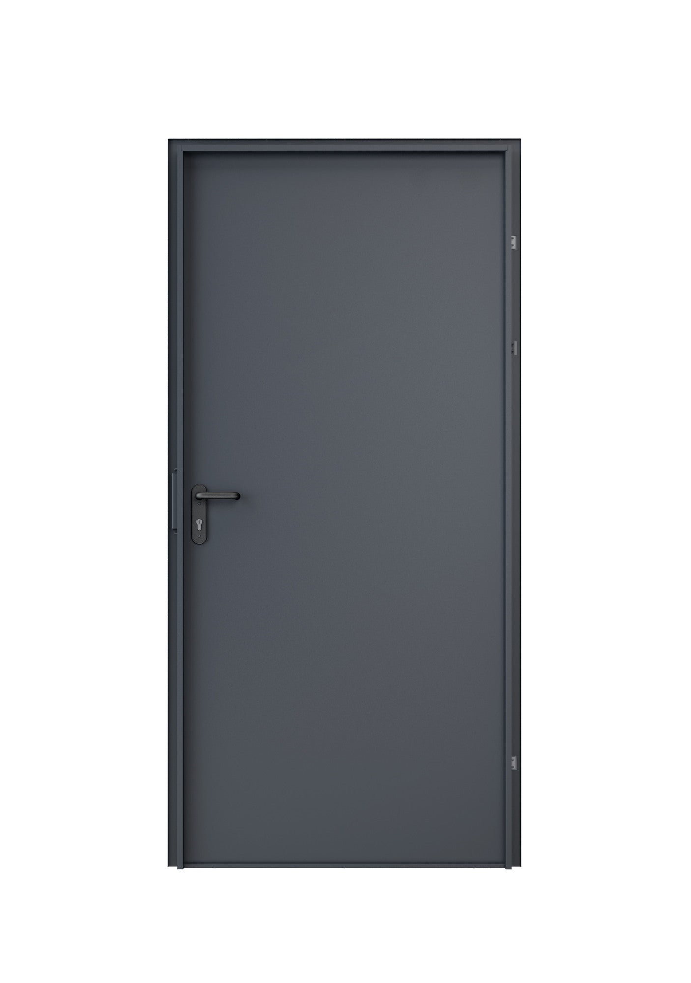 Drzwi zewnętrzne techniczne Technical 40, 80 cm, prawe, RAL 7016 1