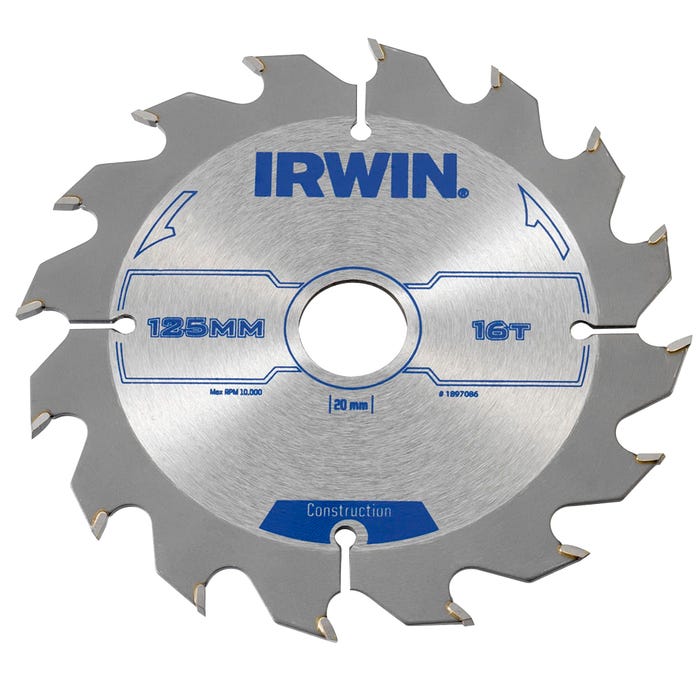 Piła widiowa do drewna 125 mm 16Z, otwór 16/20 Irwin