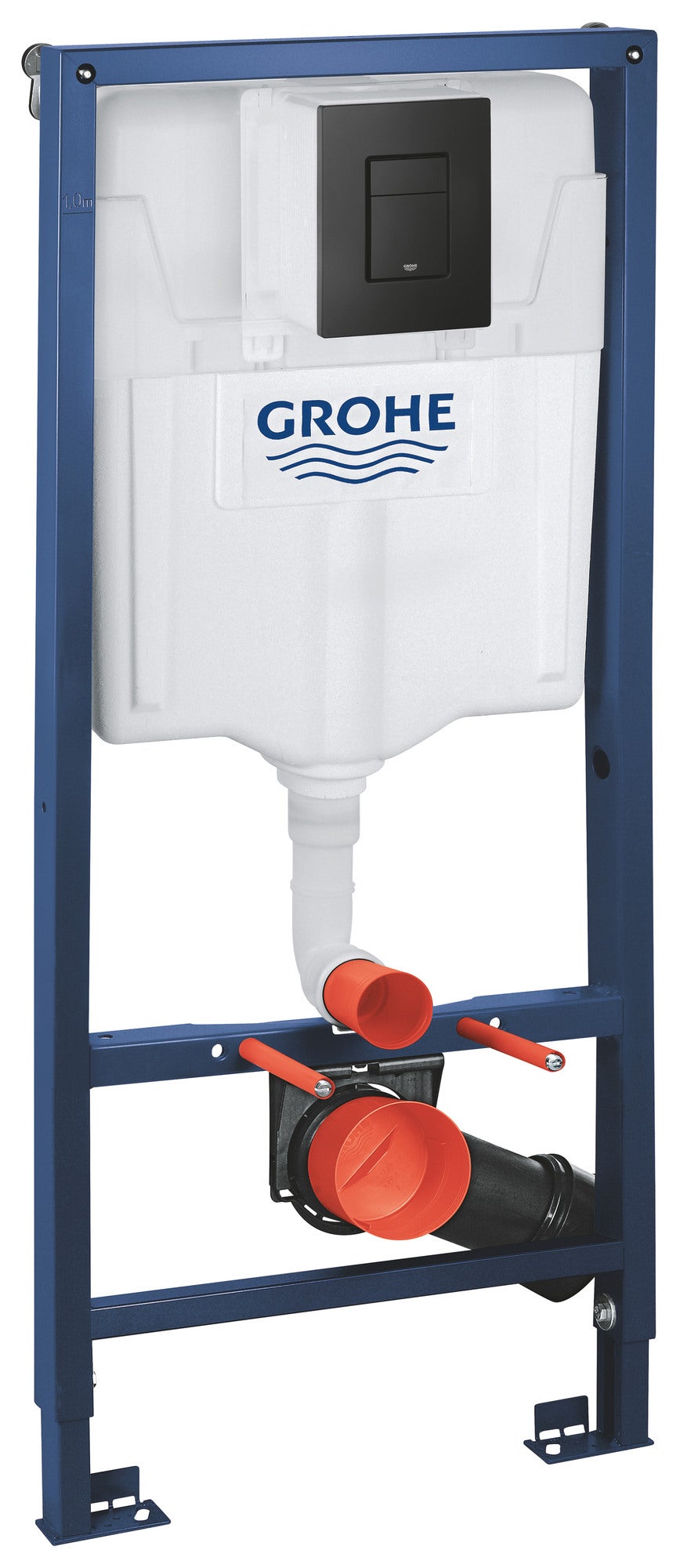 Stelaż WC podtynkowy Grohe Solido 3 w 1 przycisk czarny 0