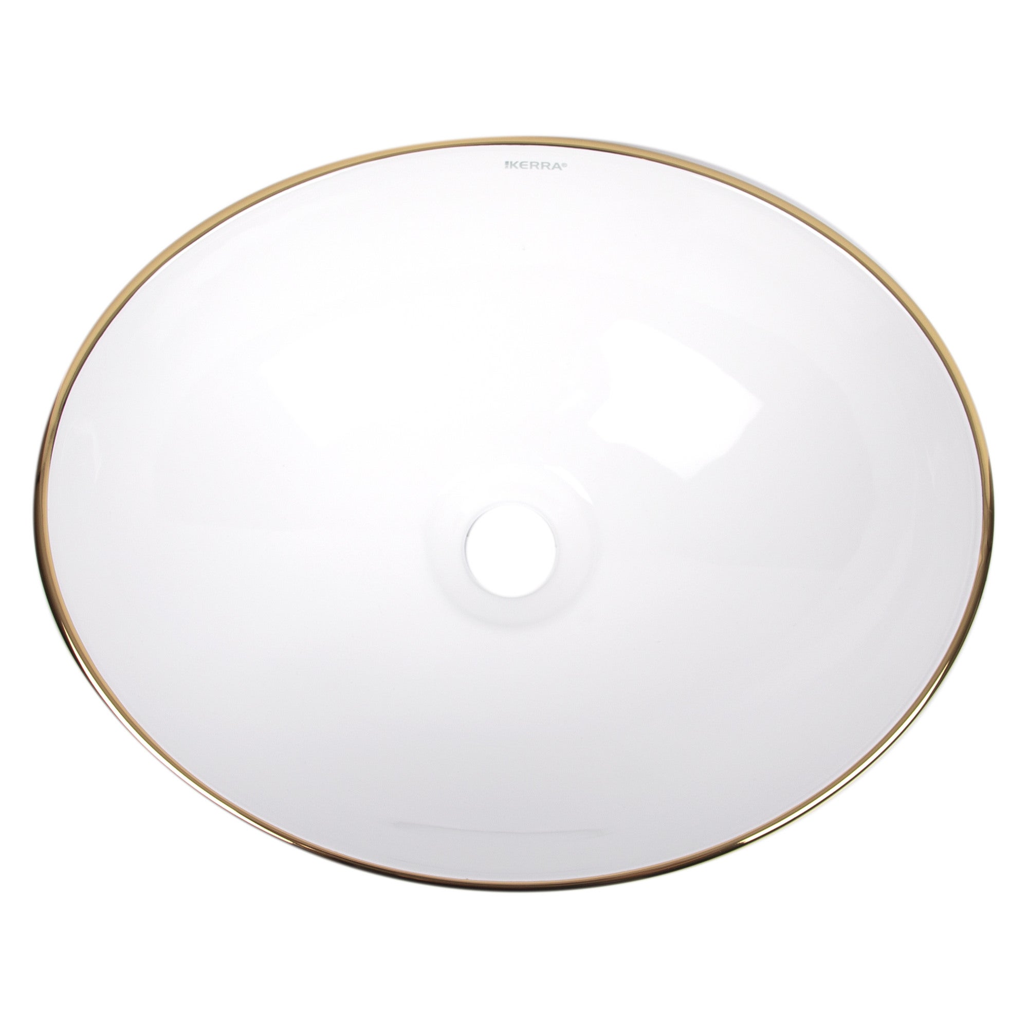 Umywalka nablatowa Kerra KR-707 WH/G 1