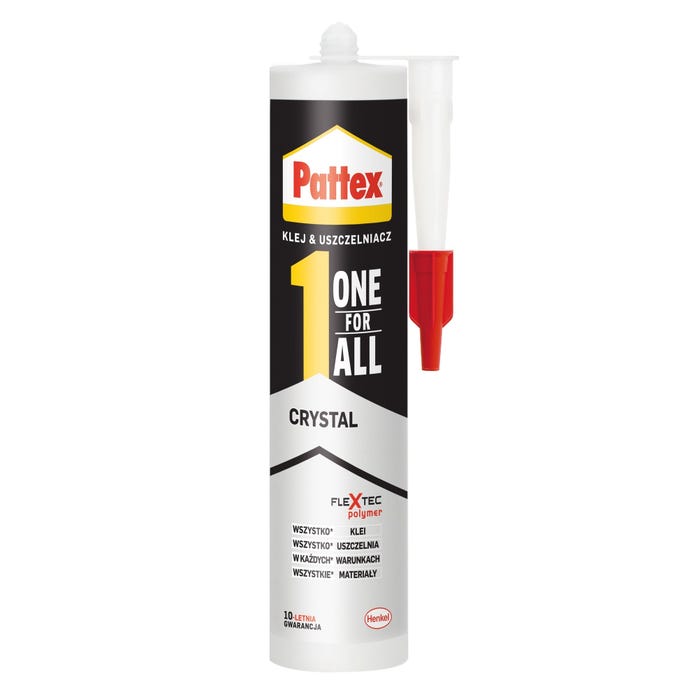 Klej uniwersalny Pattex One4All Crystal 290g