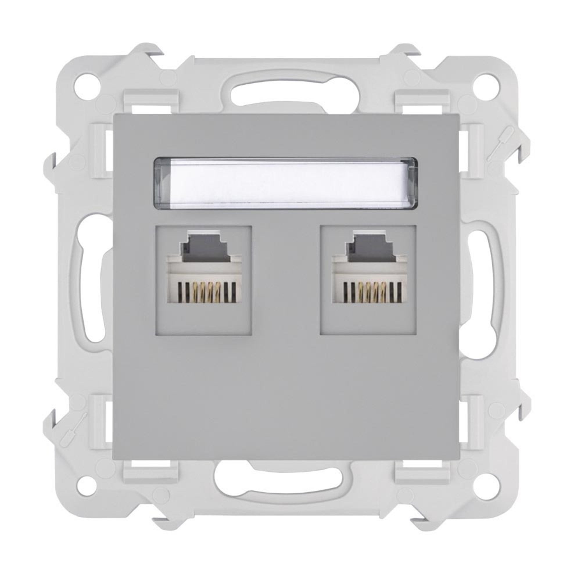 Bella popiel mat gniazdo komputerowe kat 6