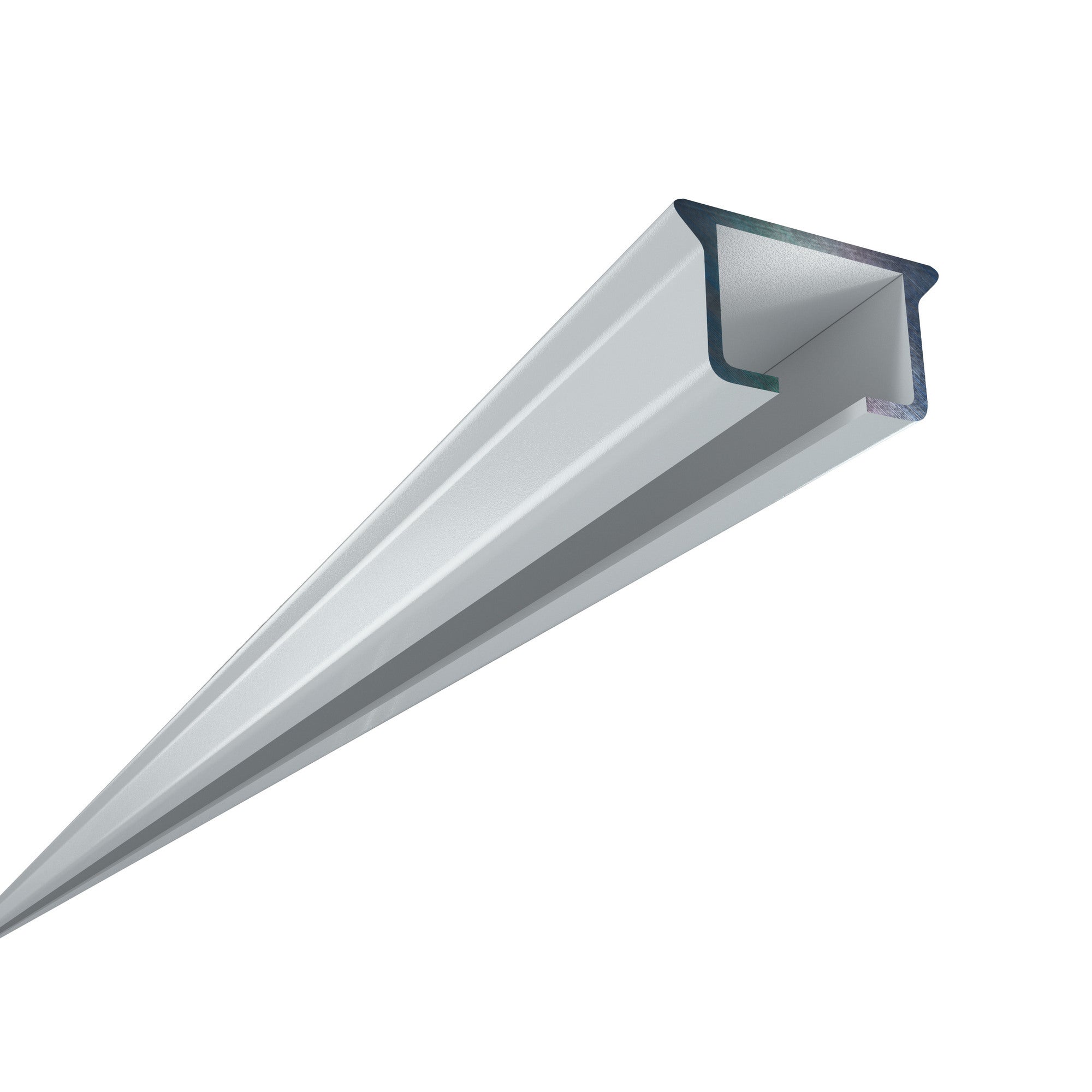 Szyna karniszowa pojedyńcza z akcesoriami biała 3 m ALU PRIMELINE 1