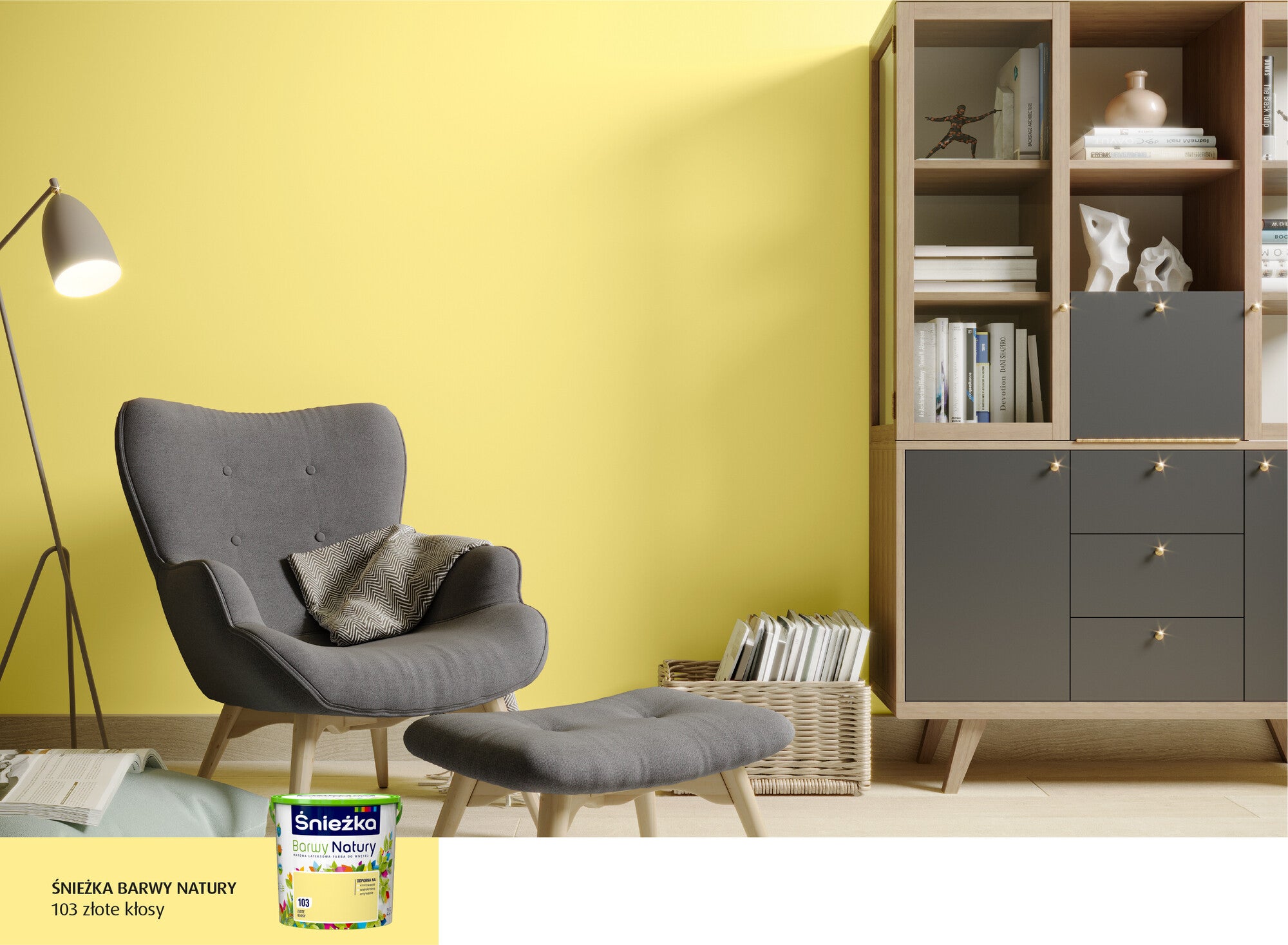 Farba Barwy Natury złote kłosy 2,5l 1