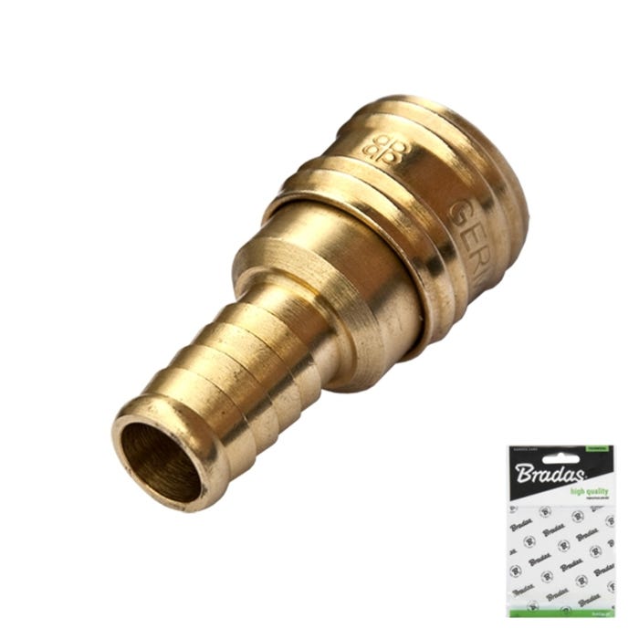 Szybkozłącze mosiężne na wąż 6 mm
