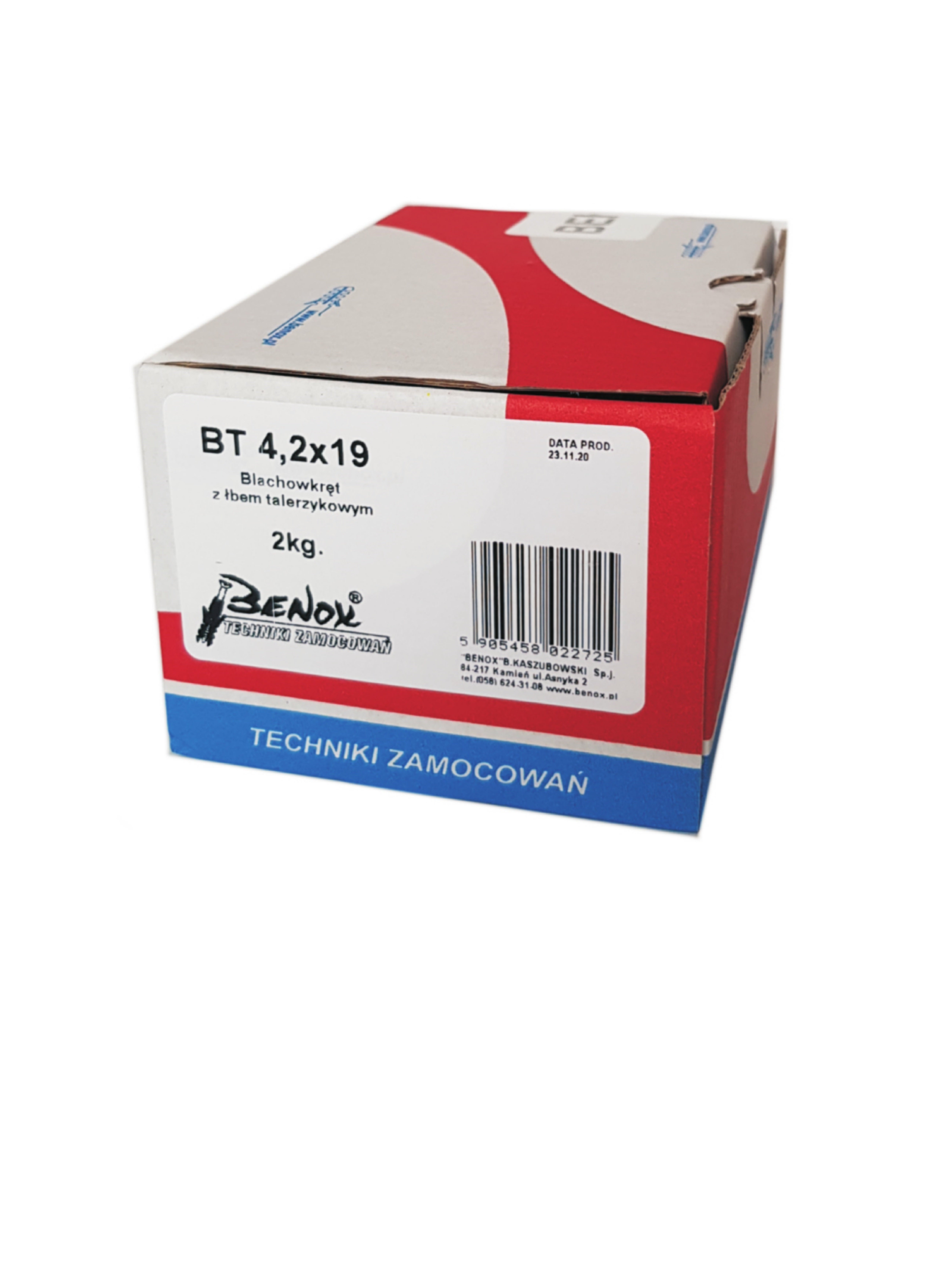 Wkręt podkładkowy 4.2x19 mm (2 kg) 2