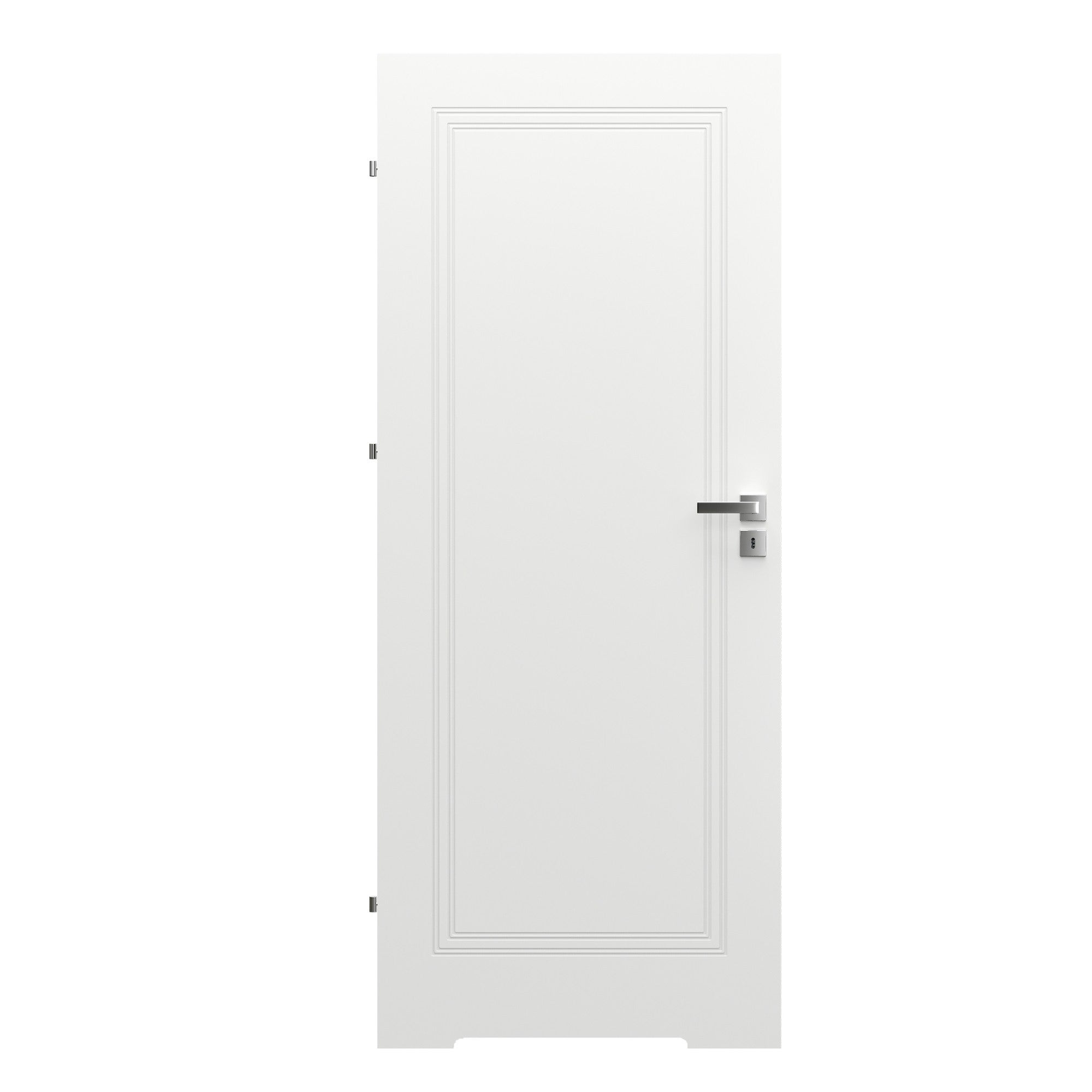 Skrzydło łazienkowe Vector U bezprzylgowe 80 lewe biały