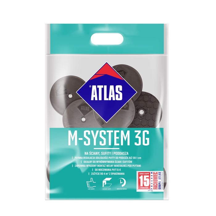 Łączniki do mocowania płyt Atlas M-system 3G 50 mm