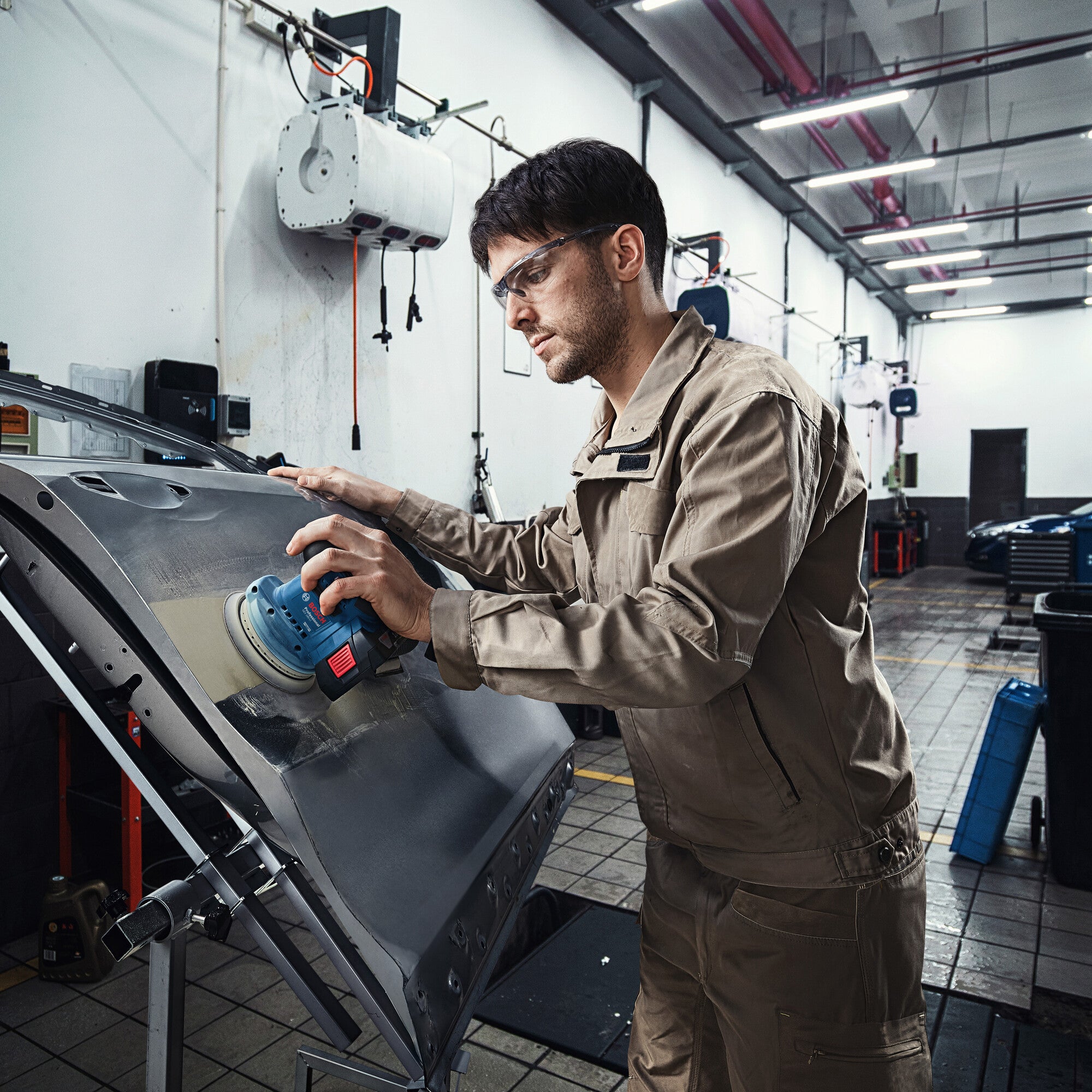 Szlifierka mimośrodowa 18V GEX 185-LI Bosch / bez aku 2