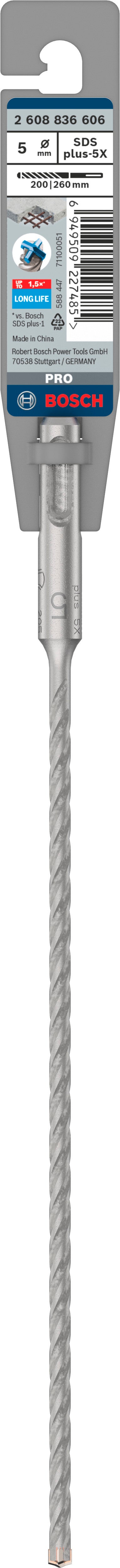 Wiertło SDS-Plus-5X 5x200x260 mm BOSCH 1