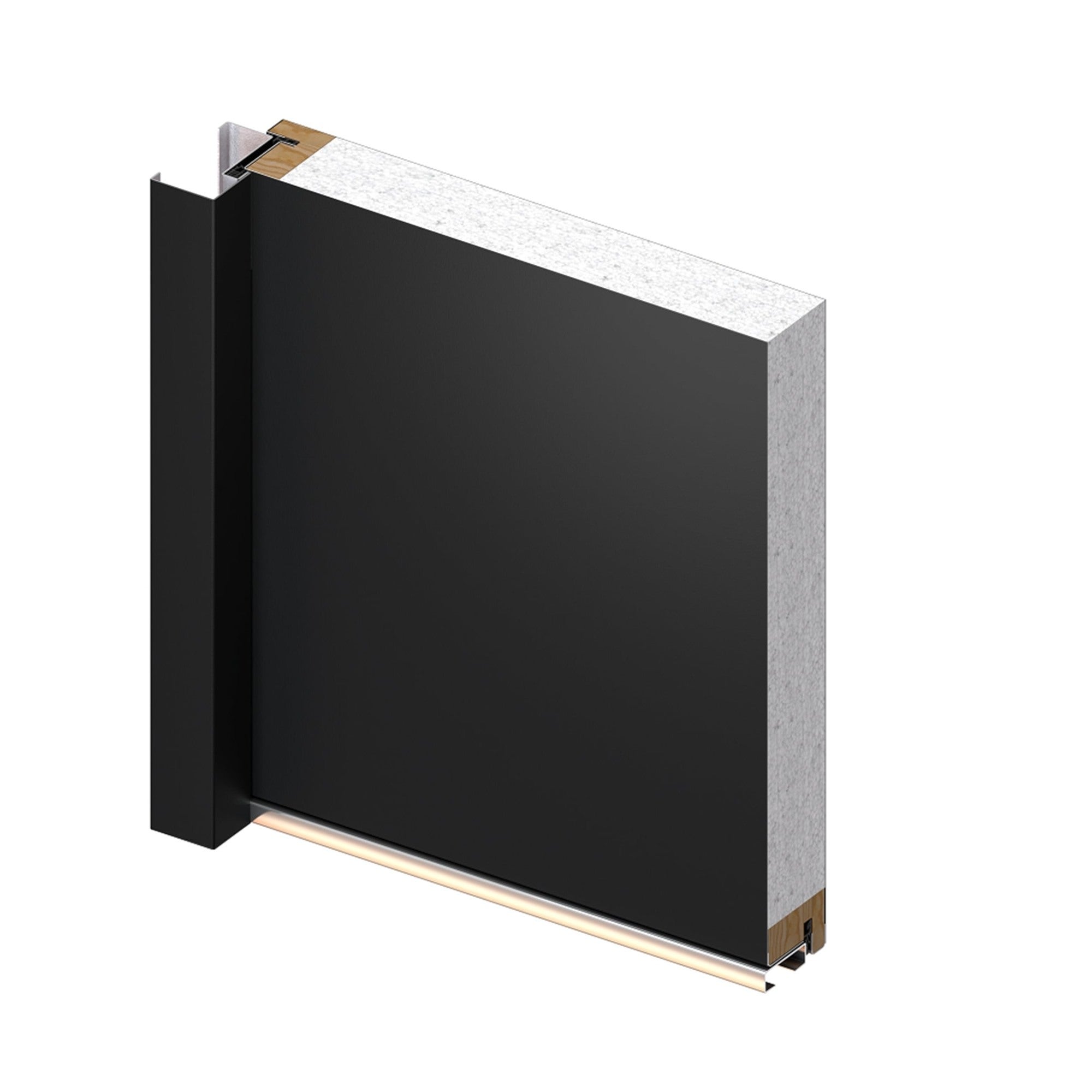 Drzwi zewnętrzne stalowe MILAN szklone dark grey 90 prawe 5