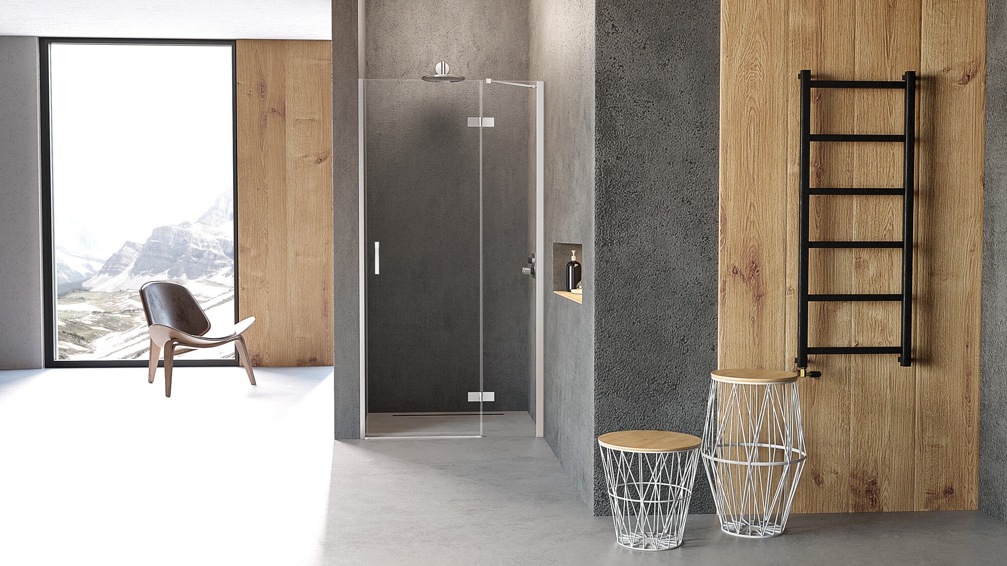 Drzwi prysznicowe Kabri Primera prawe 80x195 cm 1