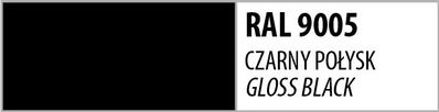 Spray Lakier akrylowy Ambro-Sol czarny połysk RAL9005 400ml 1