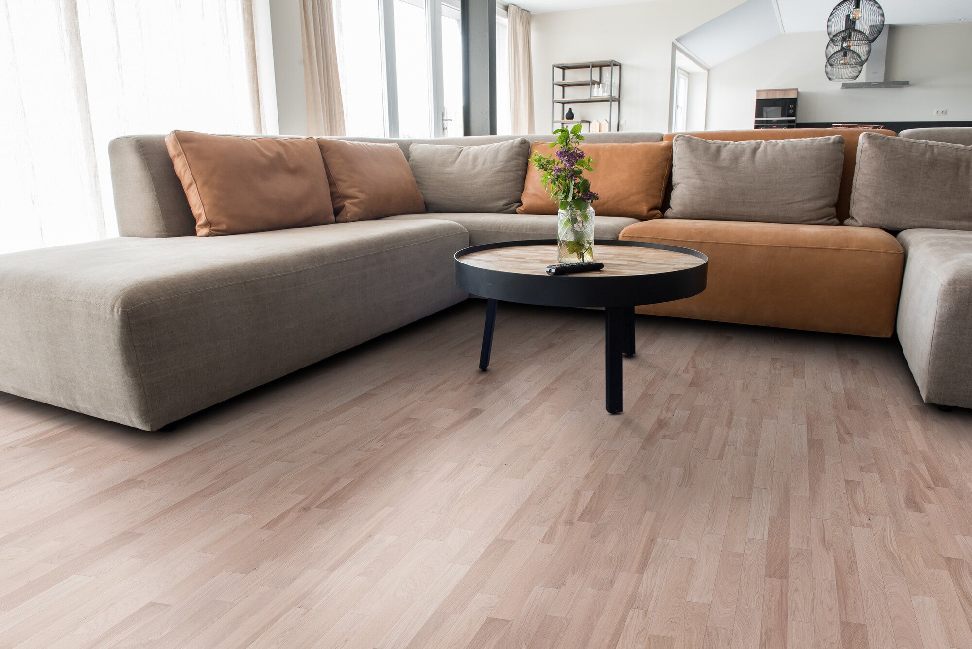 Parkiet Dąb Mix surowy 15x60x300 Mix P+L op. 1,08 m2 1